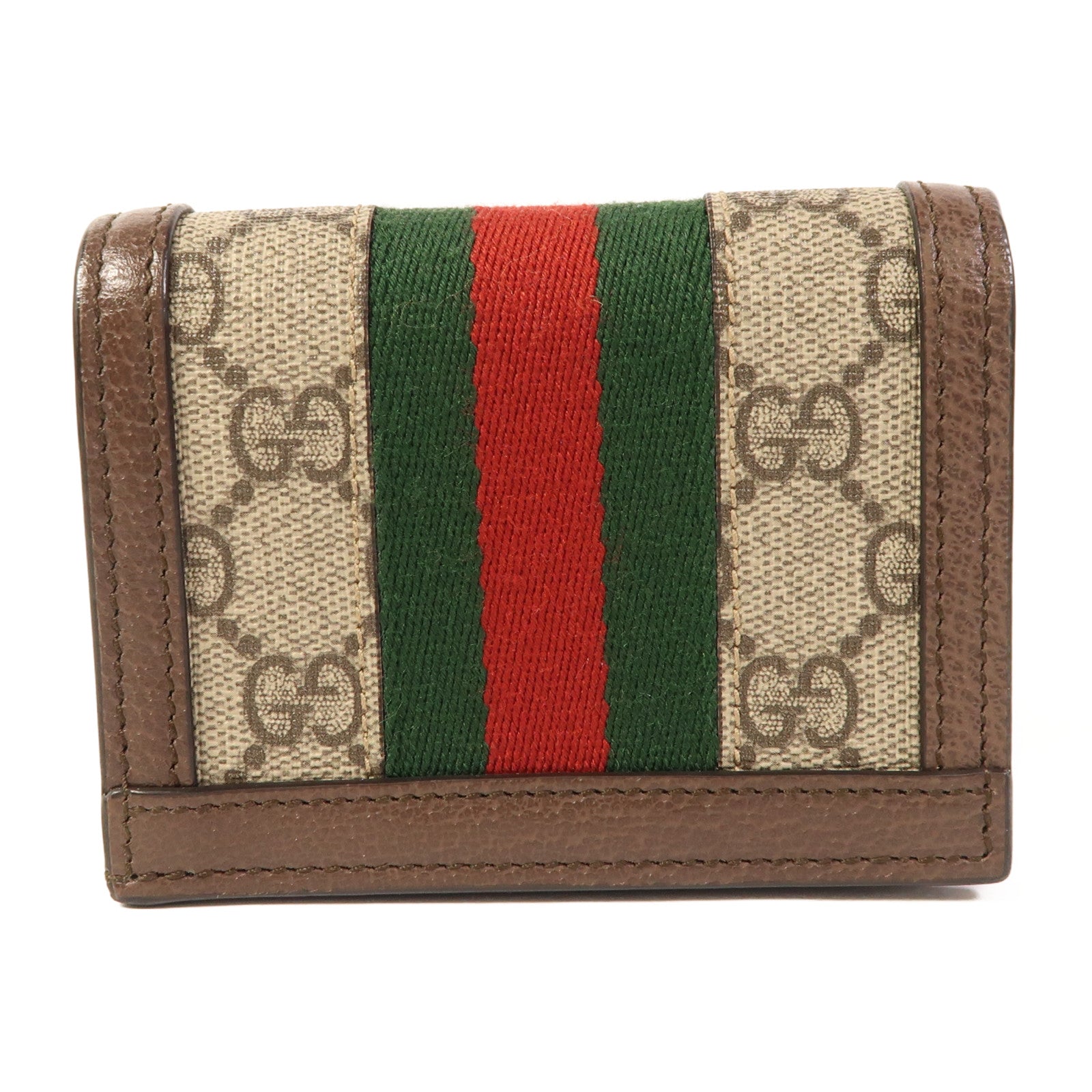 GUCCI 塗層帆布GG Ophidia Bifold Wallet金扣錢包