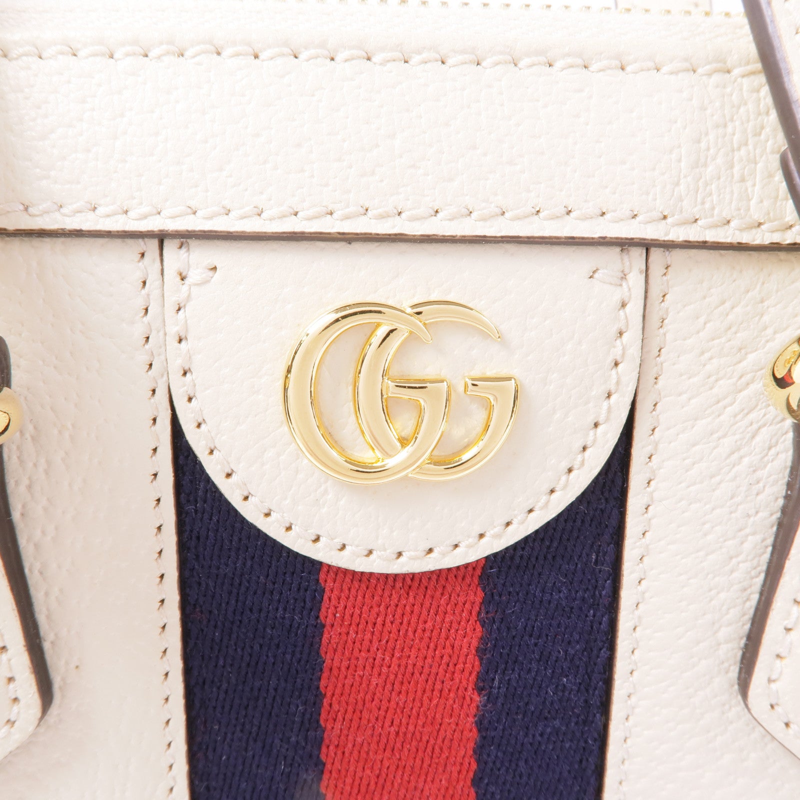 GUCCI 牛皮皮革2 Way Shoulder金扣手挽肩背兩用袋