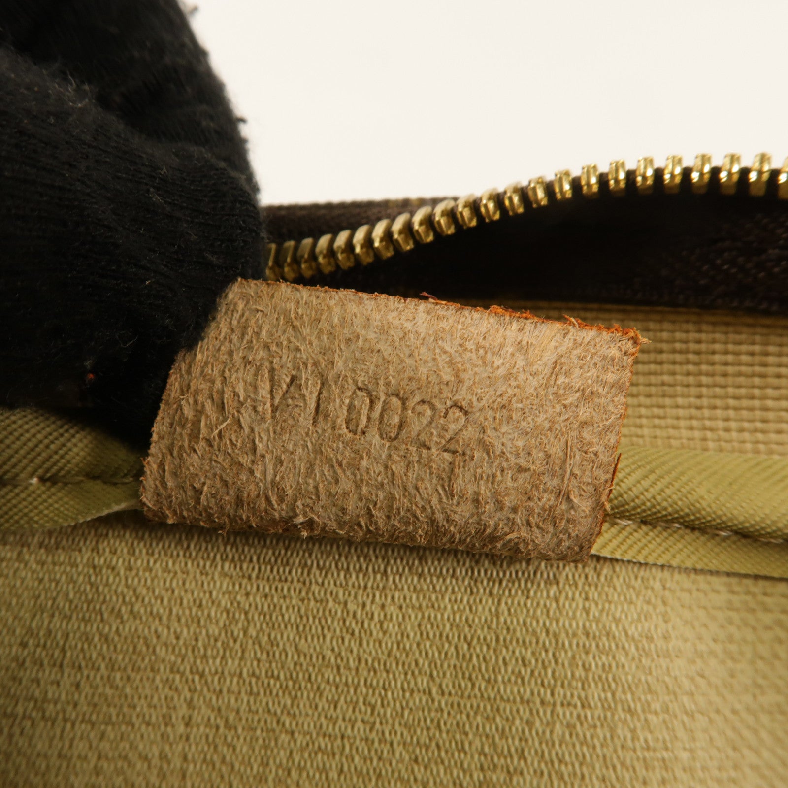 LOUIS VUITTON Monogram Deauville金扣手挽袋棕色
