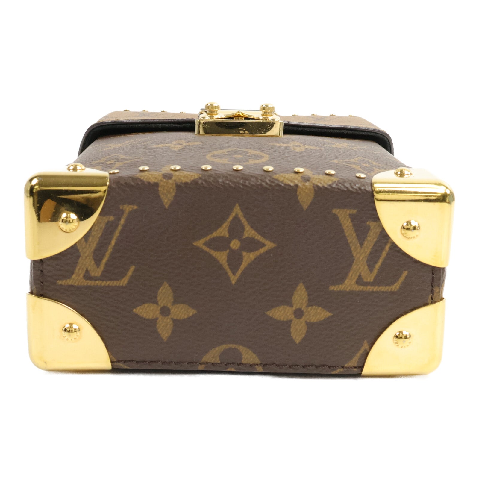 LOUIS VUITTON Monogram/Monogram Reverse Camera Box鏈帶手挽肩背兩用袋