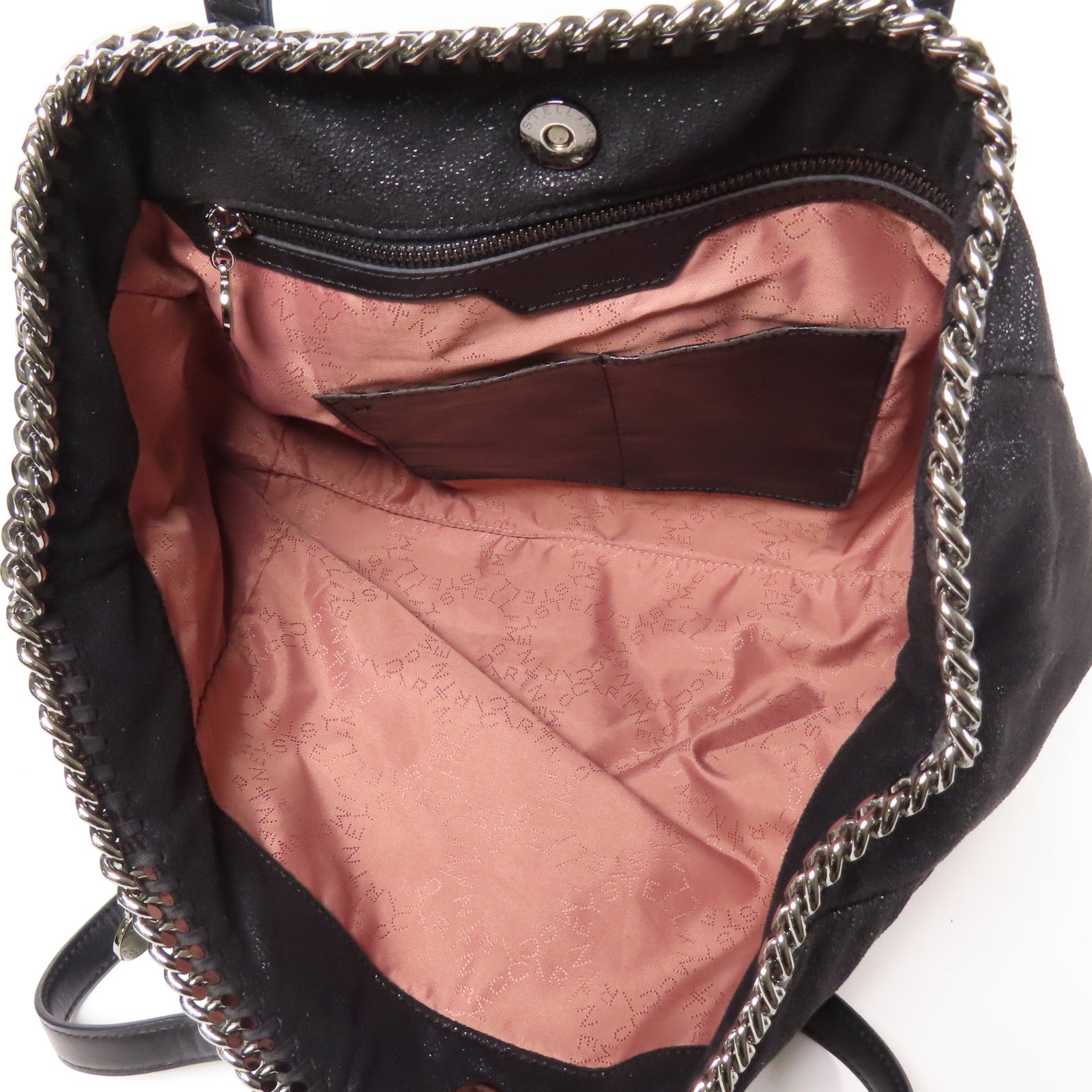 Stella McCartney 聚酯纖維Shoulder Bag銀扣肩背袋