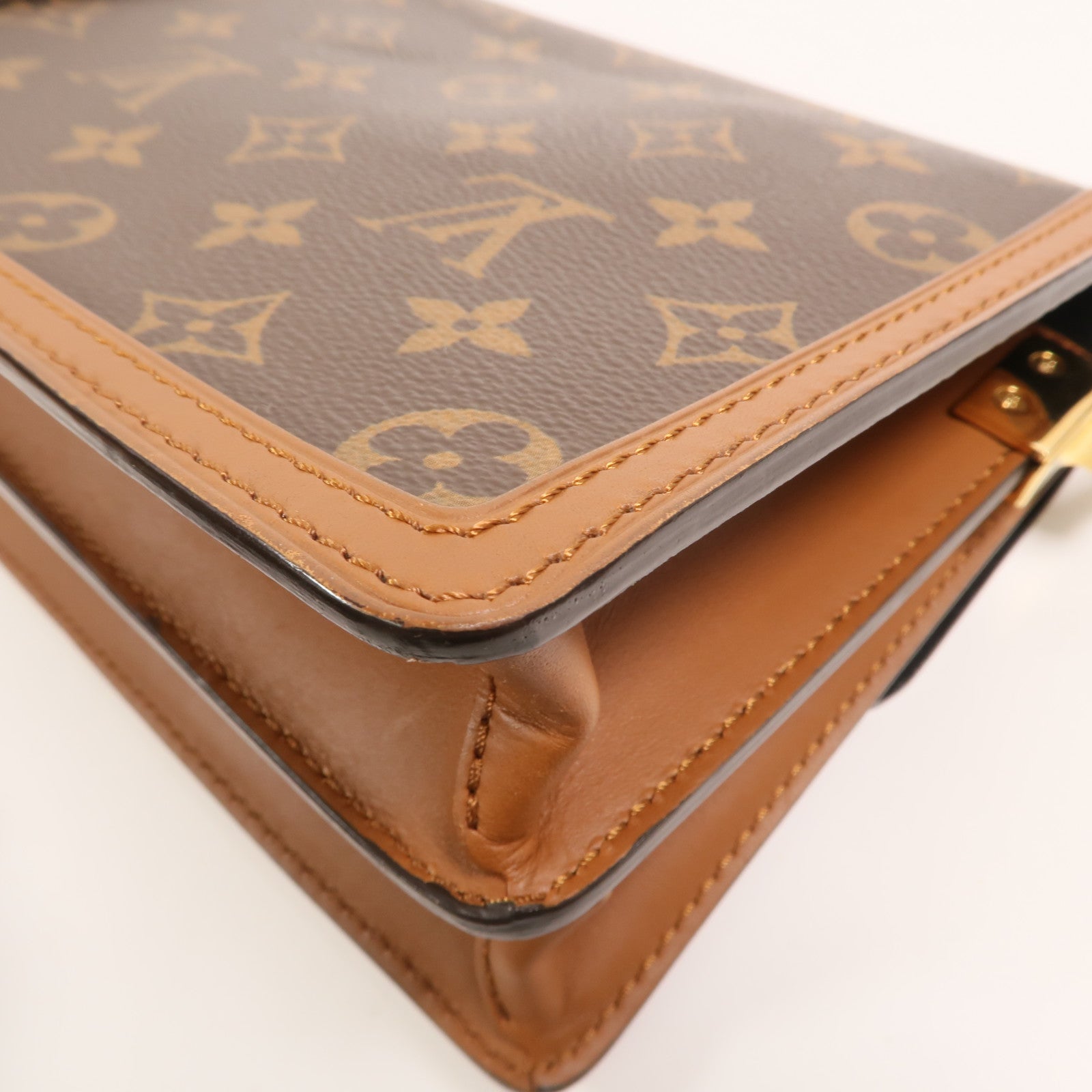 LOUIS VUITTON Monogram Reverse Mini Dauphine肩背袋