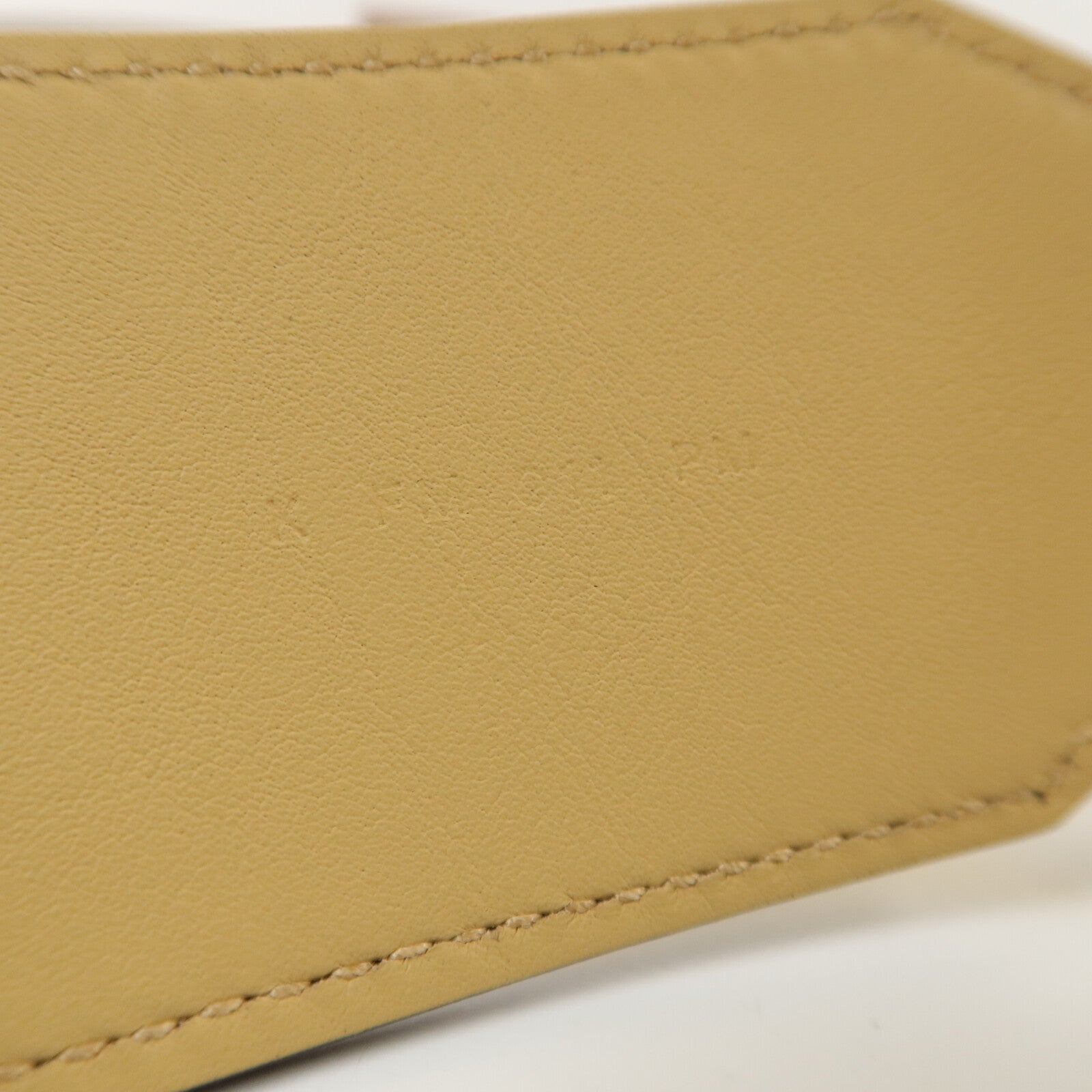 HERMES Epson/Swift皮革Kelly Pocket Strap肩帶Gold/Natural