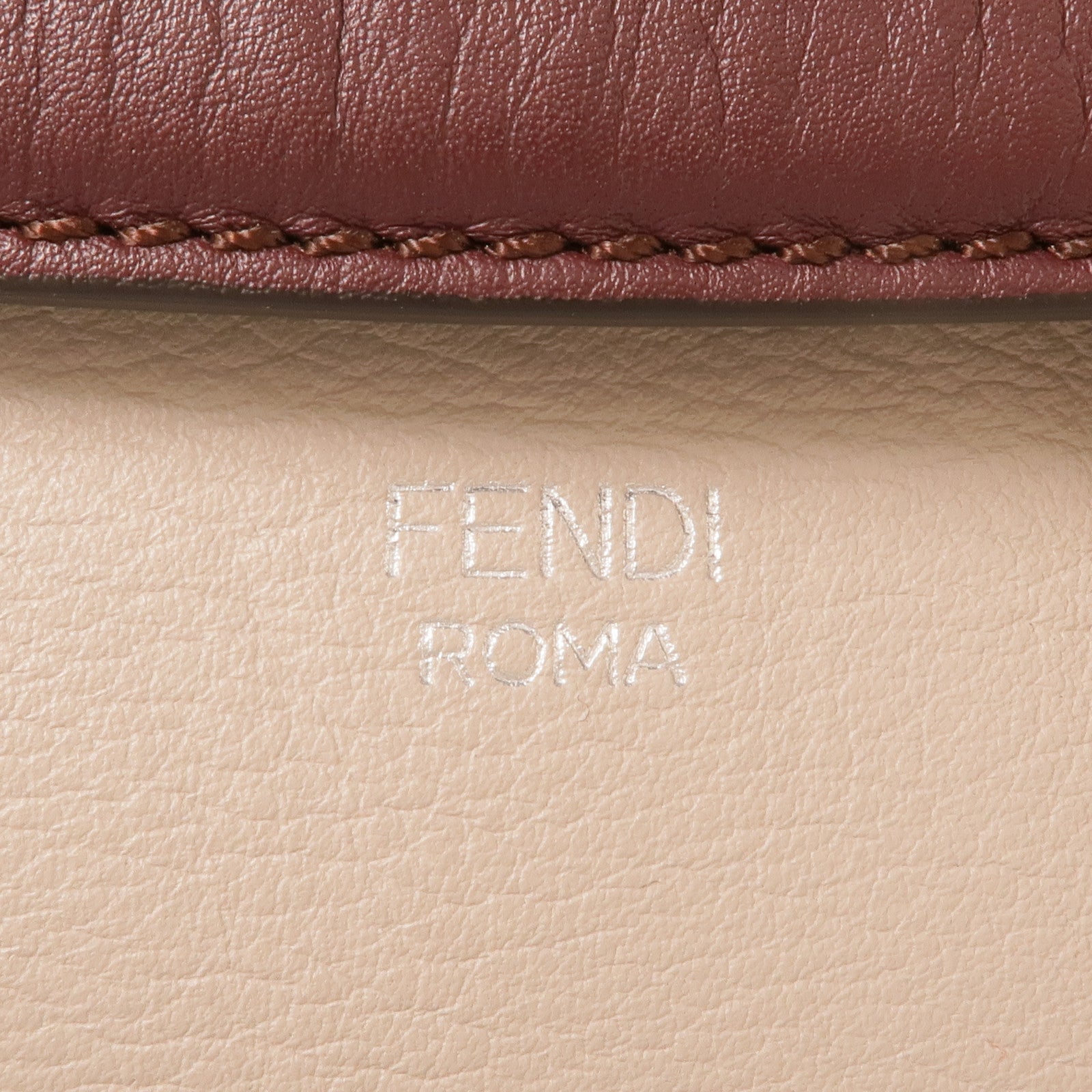 FENDI 牛皮皮革By The Way銀扣手挽肩背兩用袋