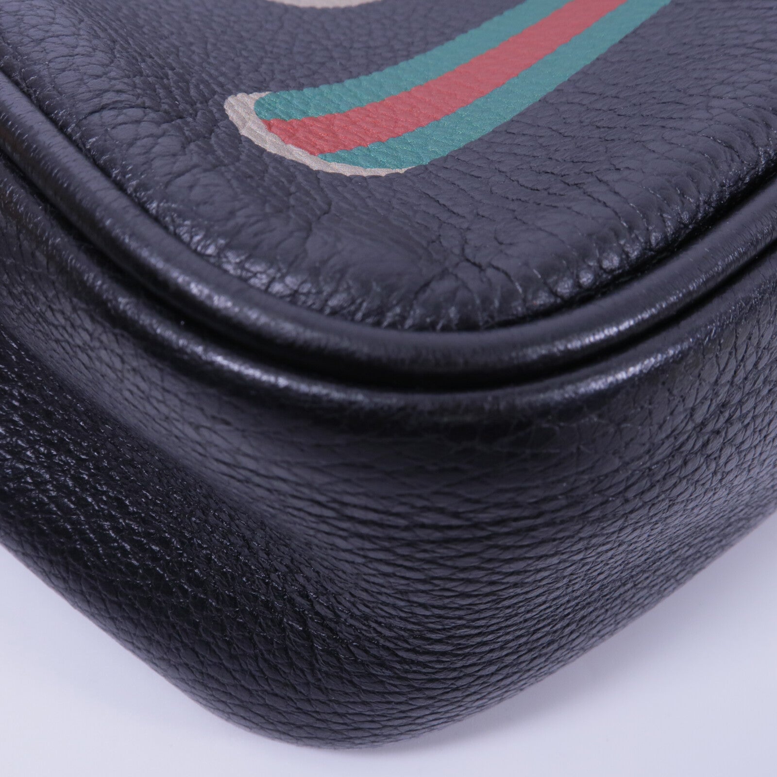 GUCCI 牛皮皮革Logo Print Messenger Bag肩背袋