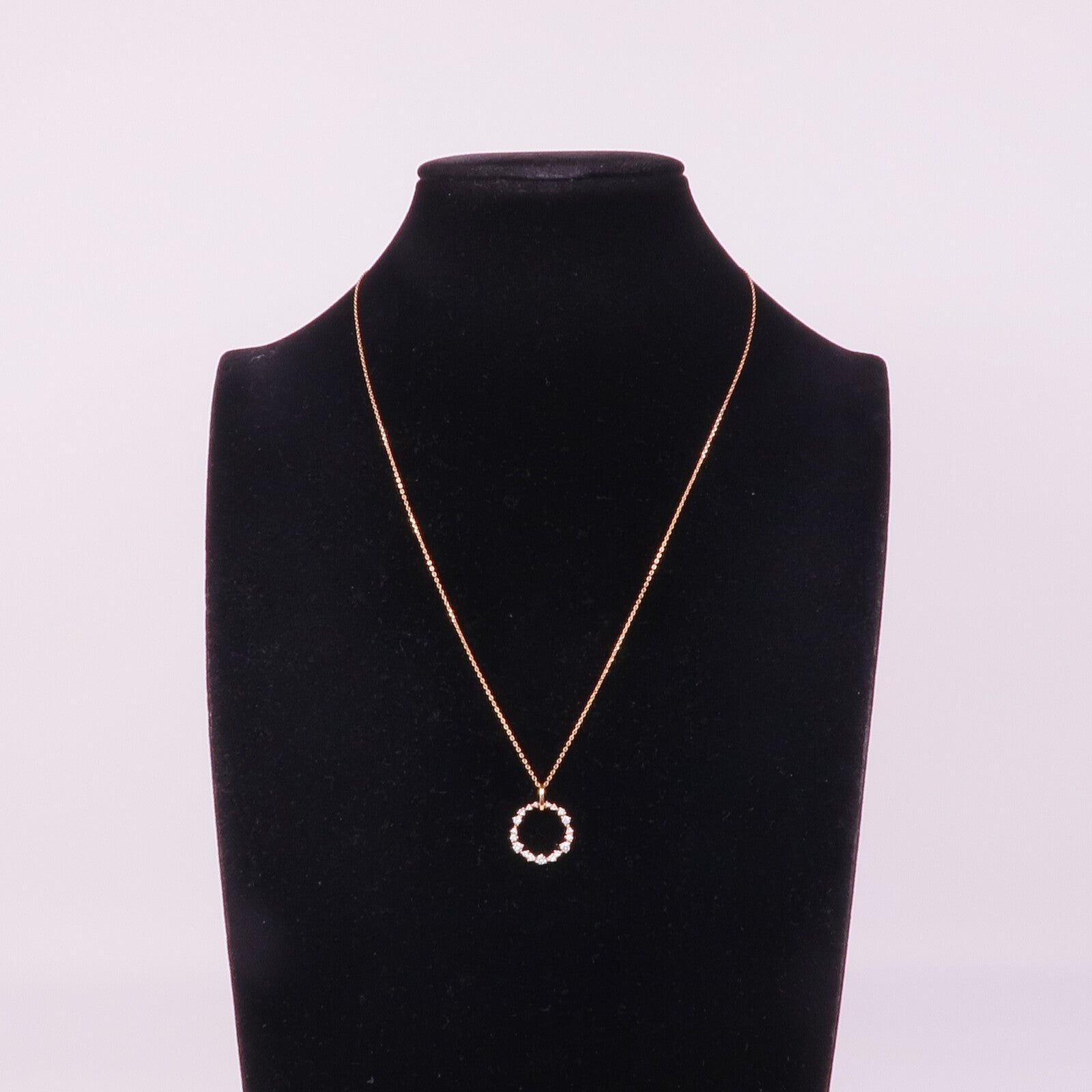 JEWELRY 18K玫瑰金Diamond Necklace鑽石項鍊