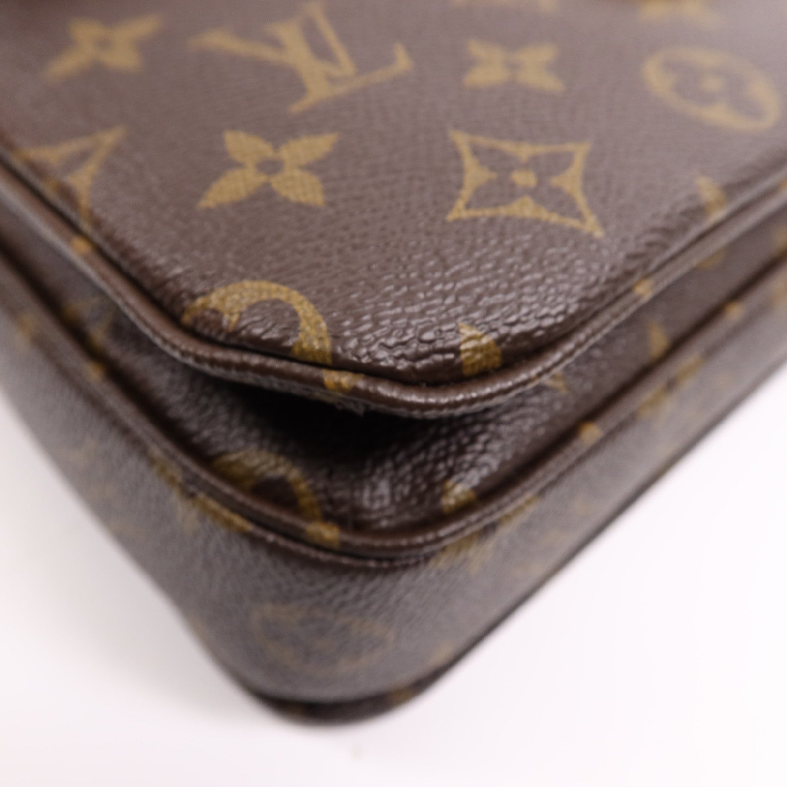 LOUIS VUITTON Monogram Pochette Metis MM金扣手挽肩背兩用袋