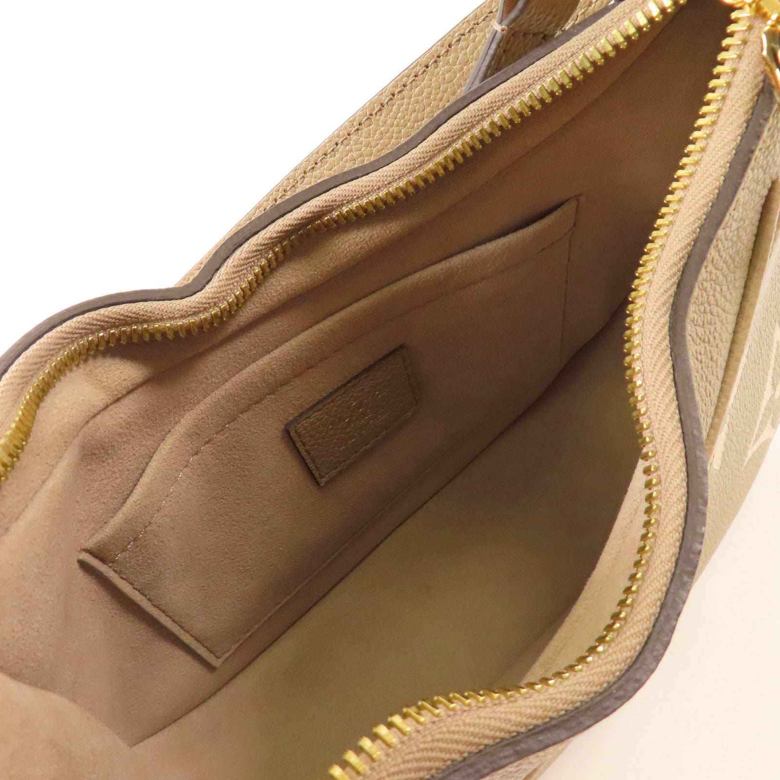 LOUIS VUITTON Monogram Empreinte Bagatelle金扣手挽肩背兩用袋