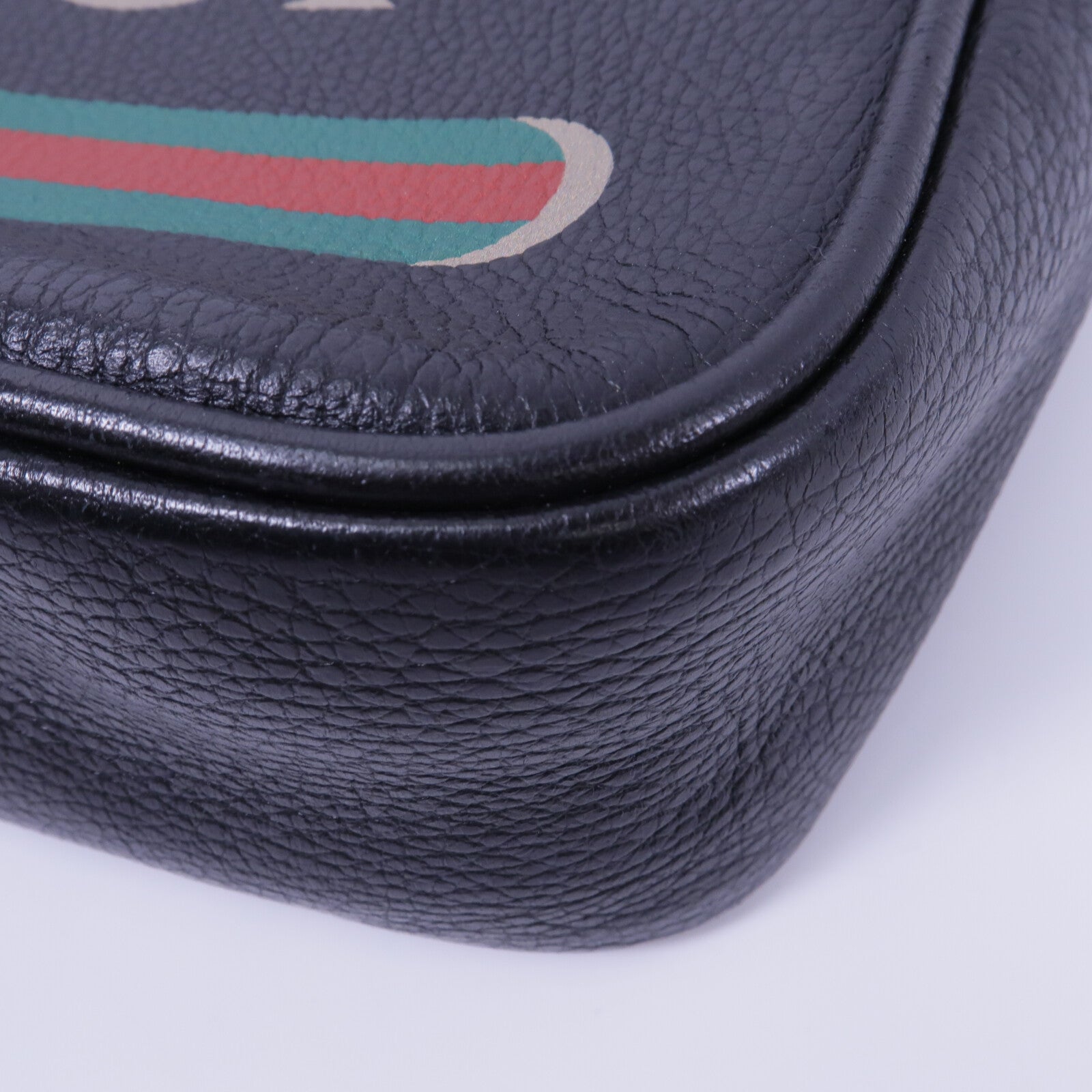 GUCCI 牛皮皮革Logo Print Messenger Bag肩背袋