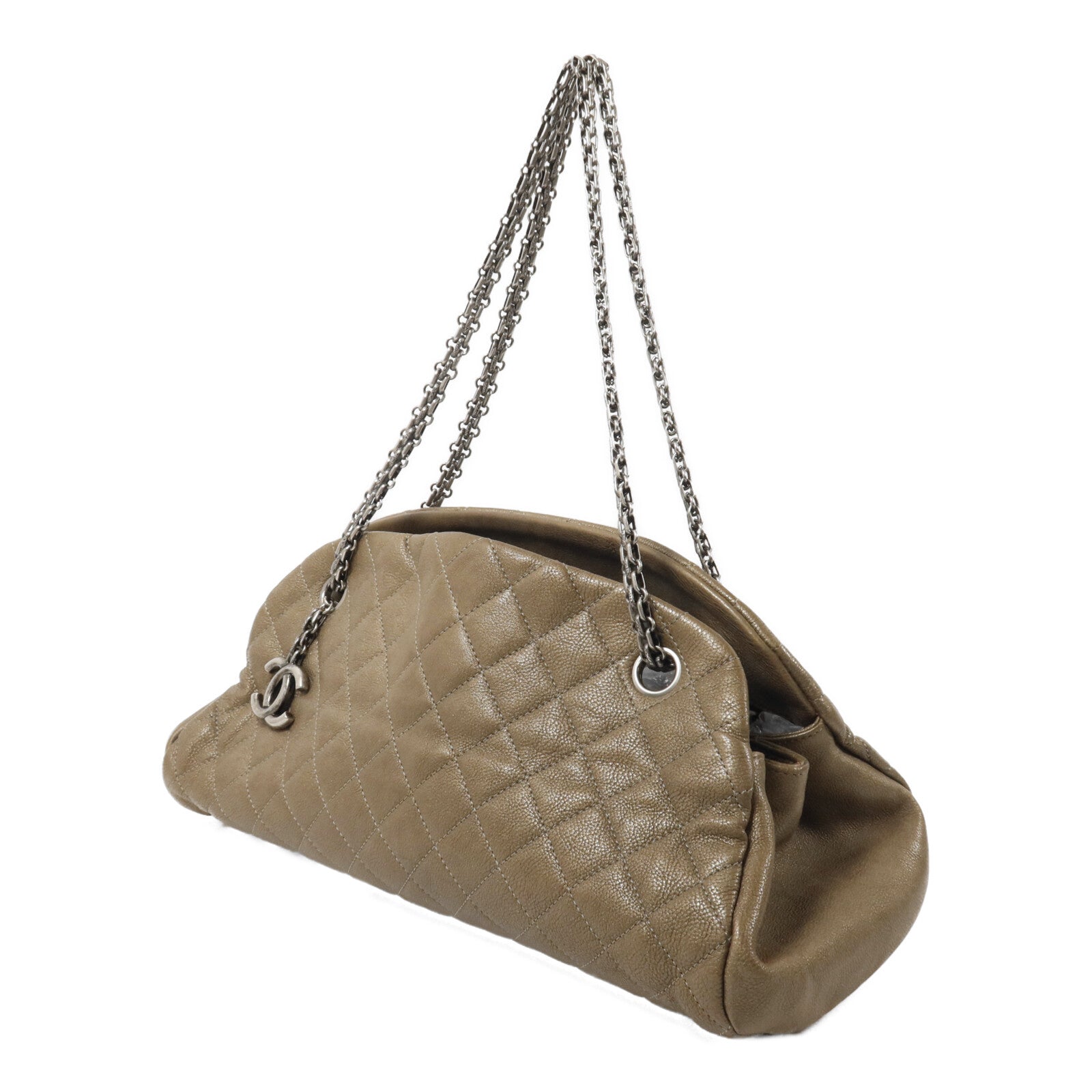 CHANEL 牛皮皮革Chain Shoulder鏈帶肩背袋