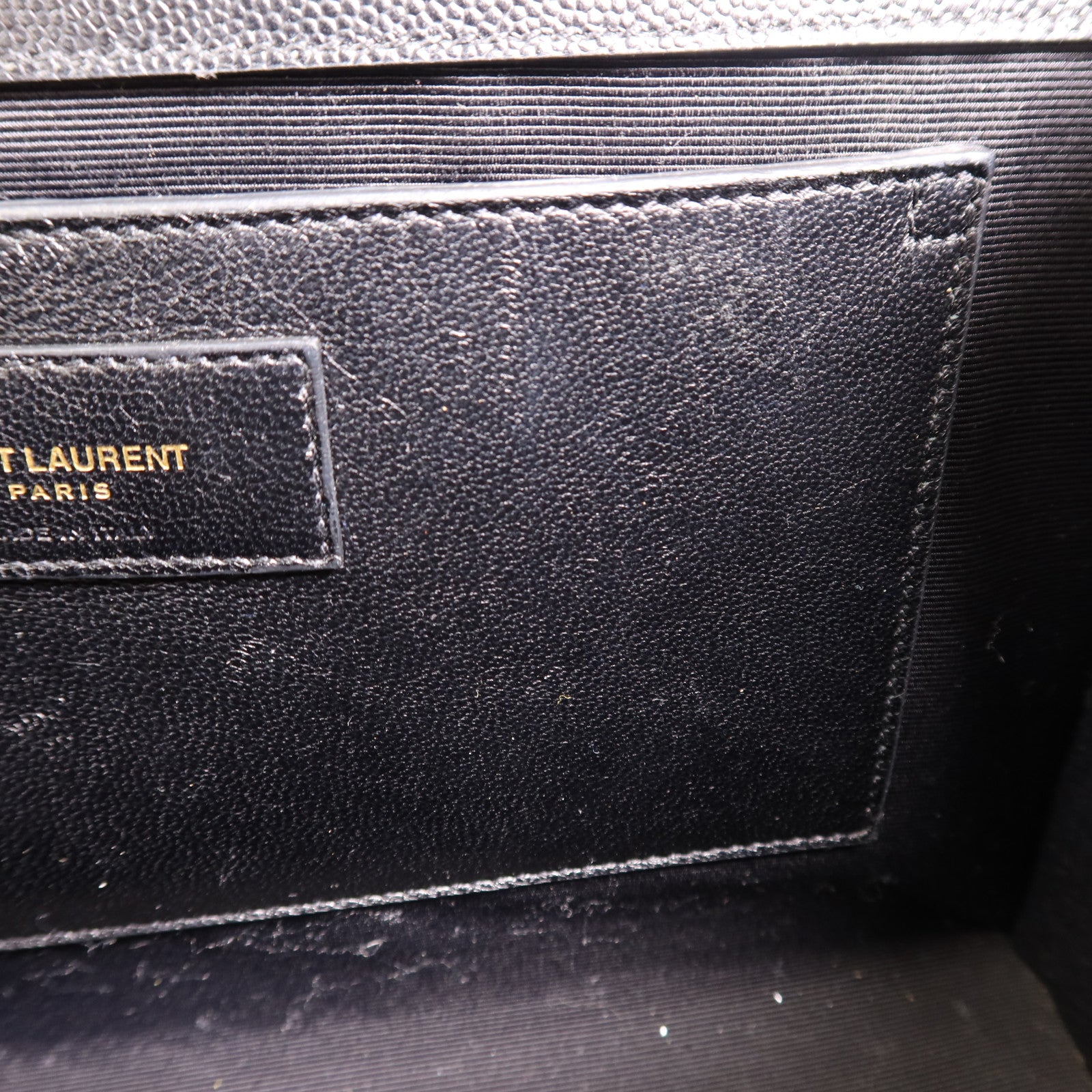 SAINT LAURENT 牛皮皮革Kate金扣鏈帶肩背袋