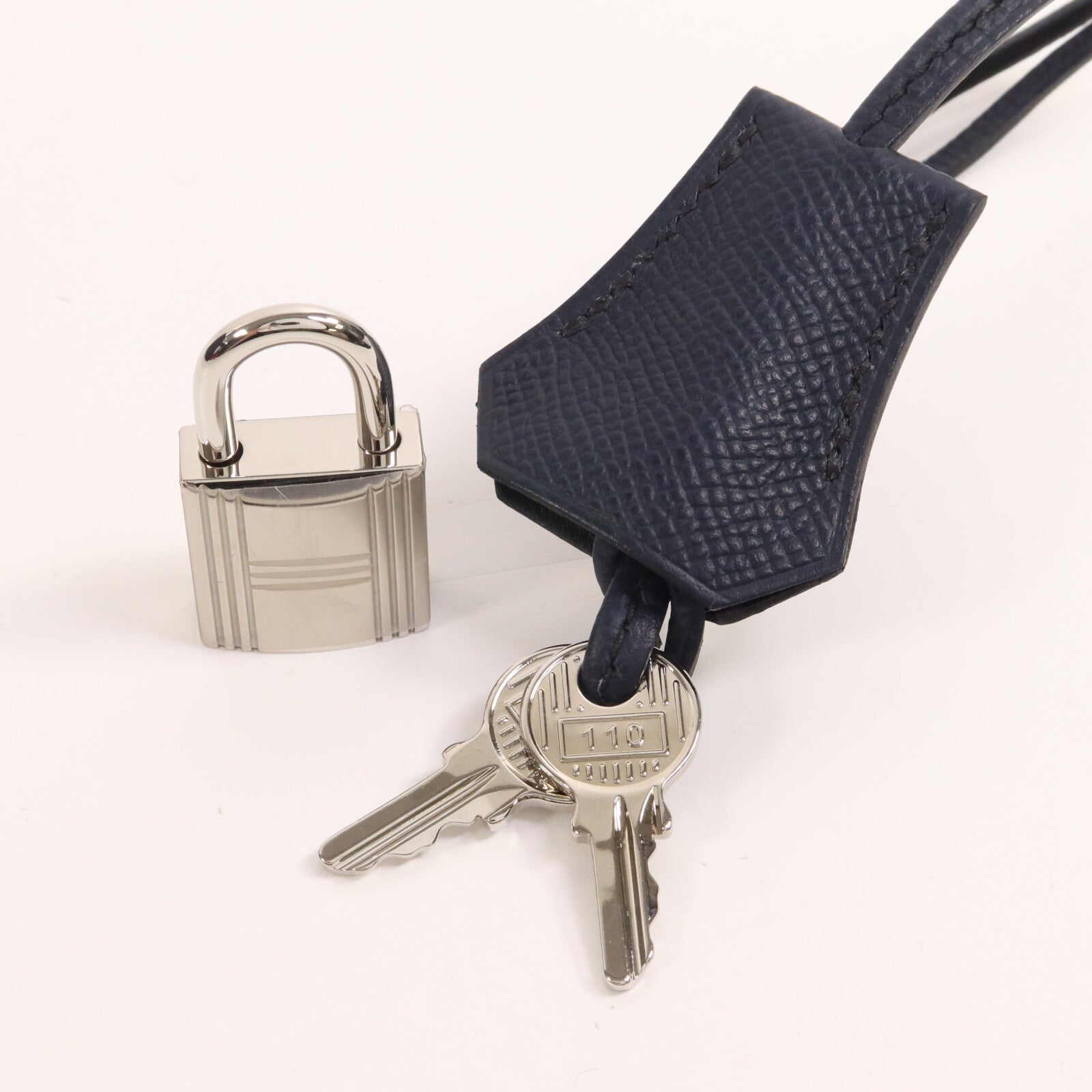 HERMES Epsom皮革Bolide 27手挽肩背兩用袋Bleu Navy