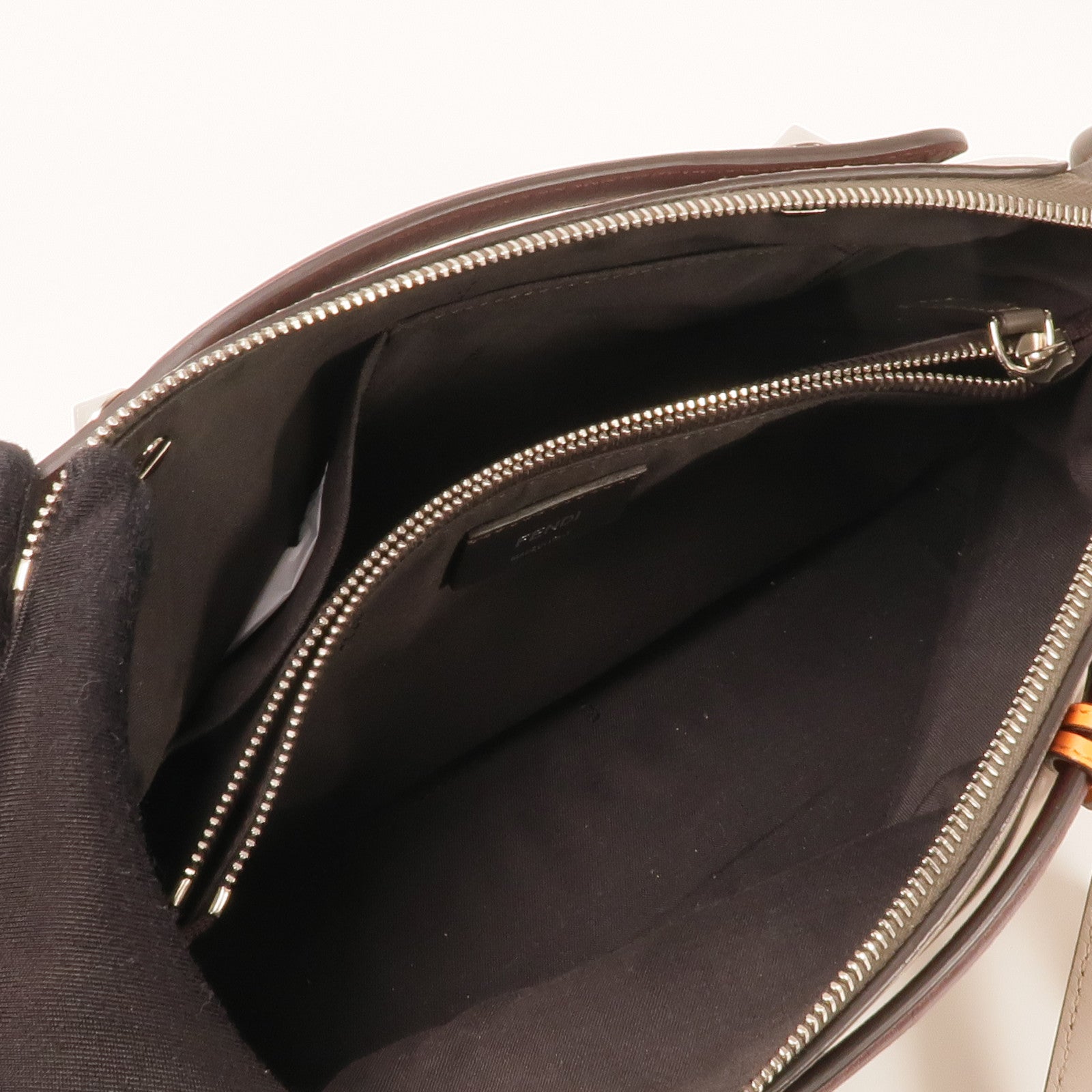 FENDI 牛皮皮革By The Way銀扣手挽肩背兩用袋