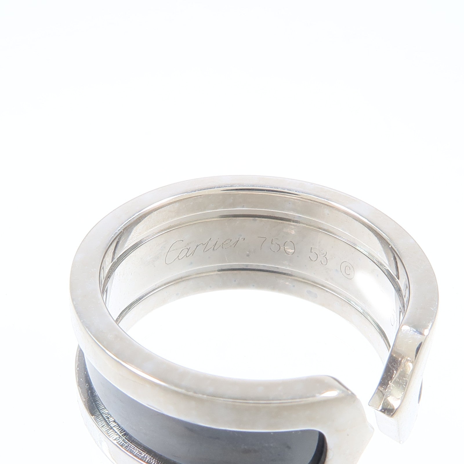 CARTIER 18K白金C2 Ring戒指