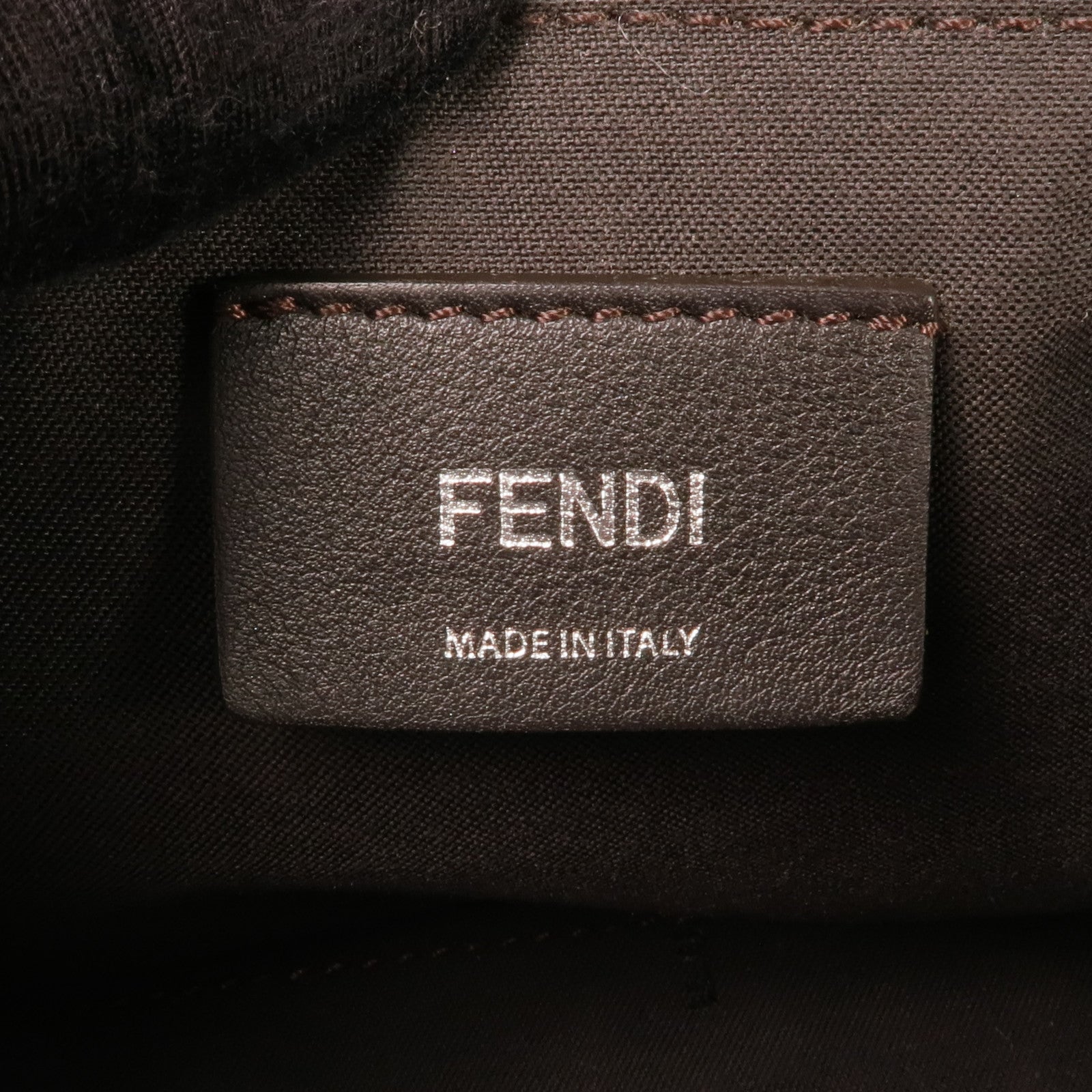 FENDI 牛皮皮革By The Way銀扣手挽肩背兩用袋