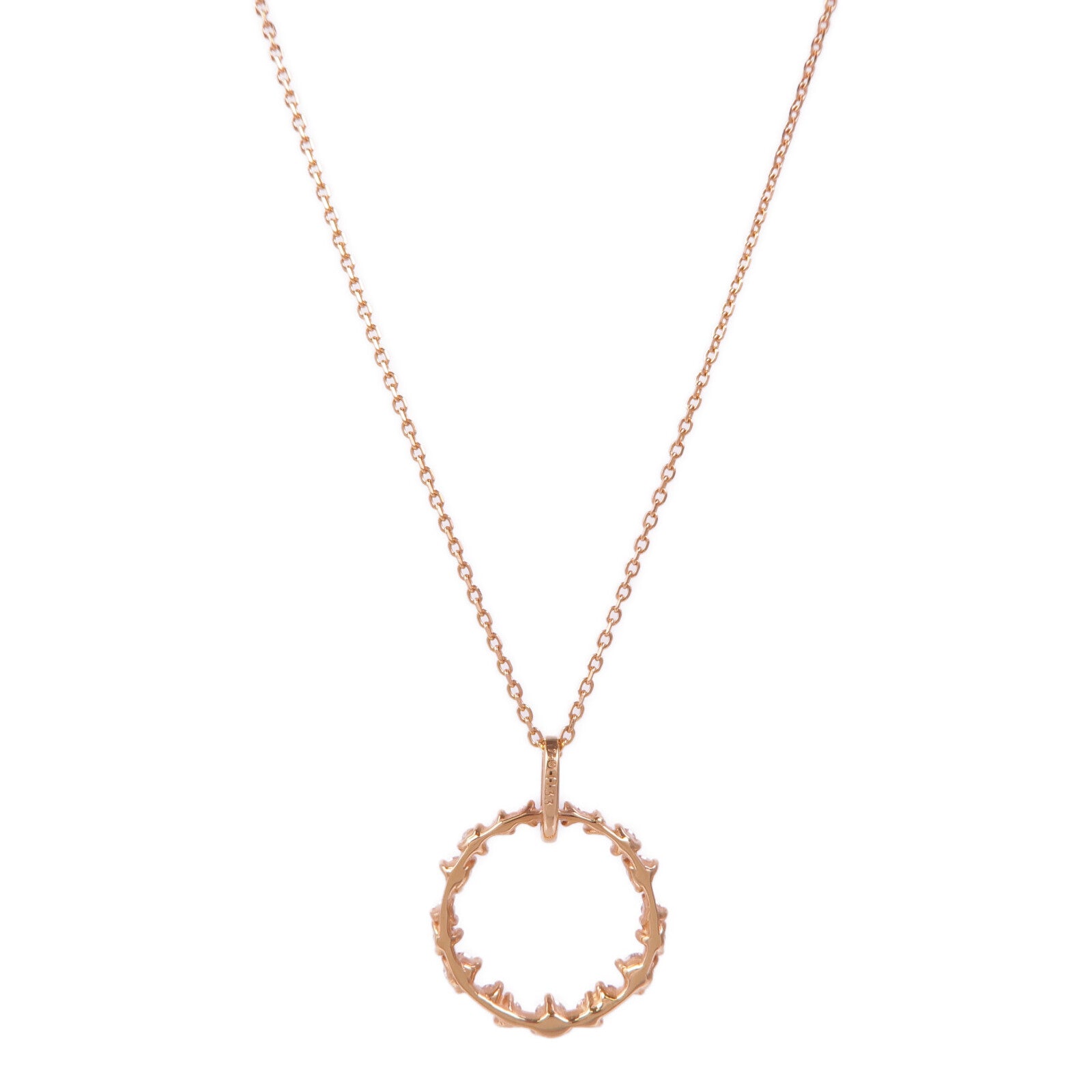 JEWELRY 18K玫瑰金Diamond Necklace鑽石項鍊