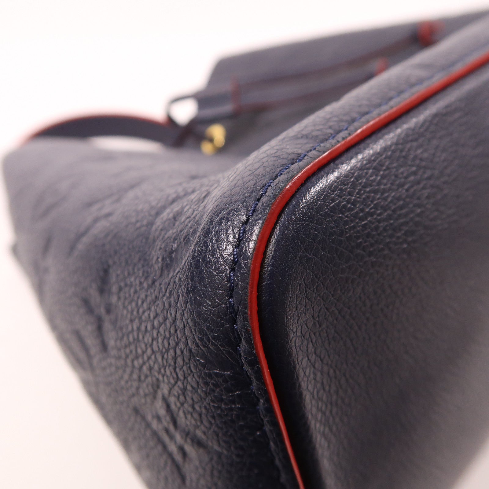 LOUIS VUITTON LV GHW Neo Noe MM 2 Way Bag M45306 Monogram Empreinte Navy/Red