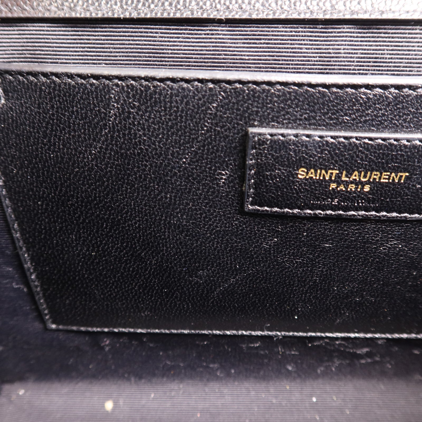 SAINT LAURENT 牛皮皮革Kate金扣鏈帶肩背袋