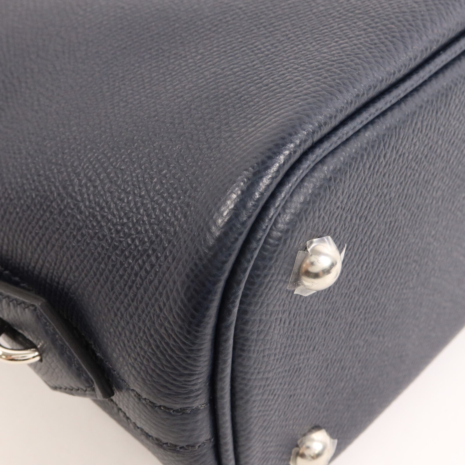 HERMES Epsom皮革Bolide 27手挽肩背兩用袋Bleu Navy