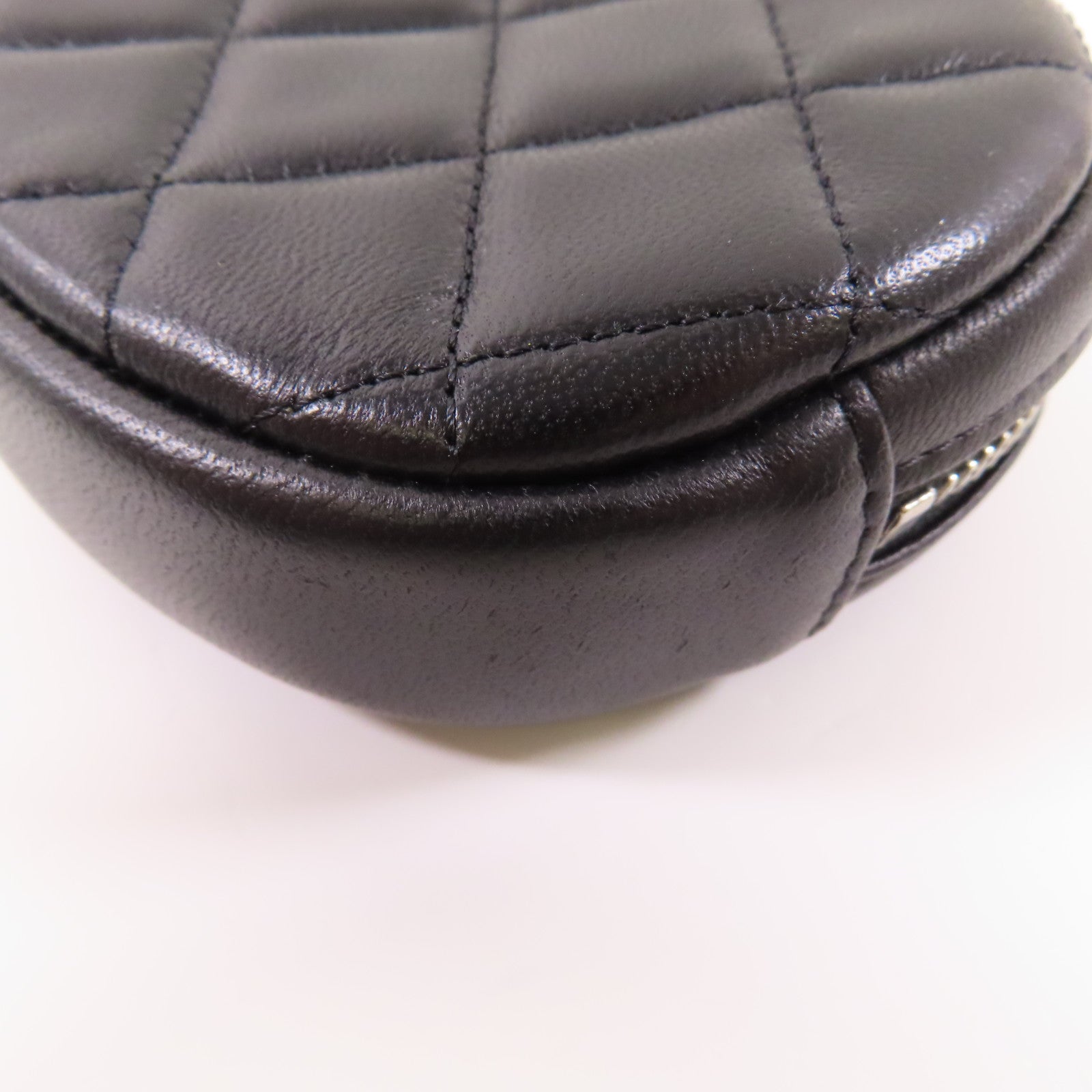 CHANEL 羊皮皮革Coin Case銀扣零錢包