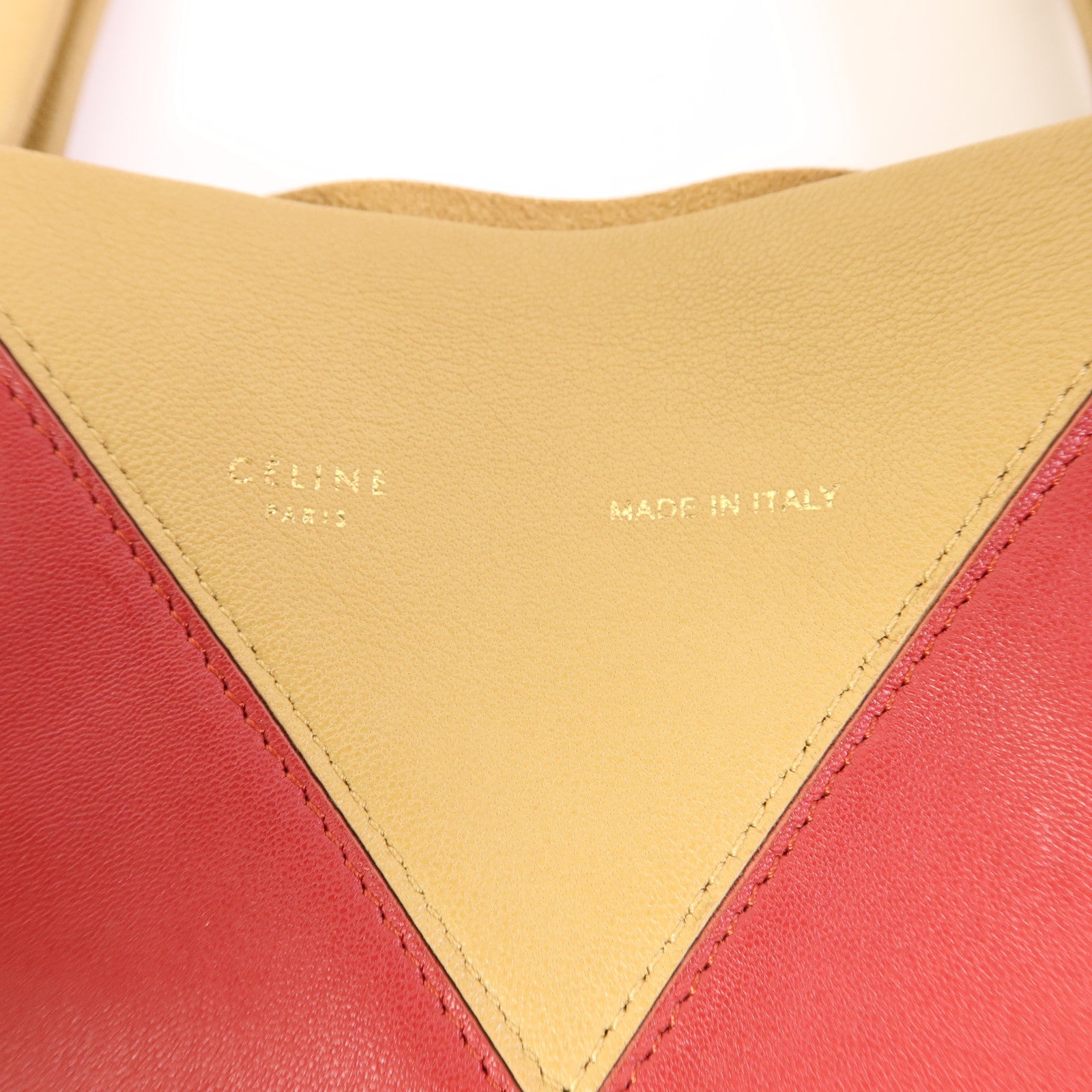 CELINE 羊皮皮革CABAS Tote Bag金扣手挽袋