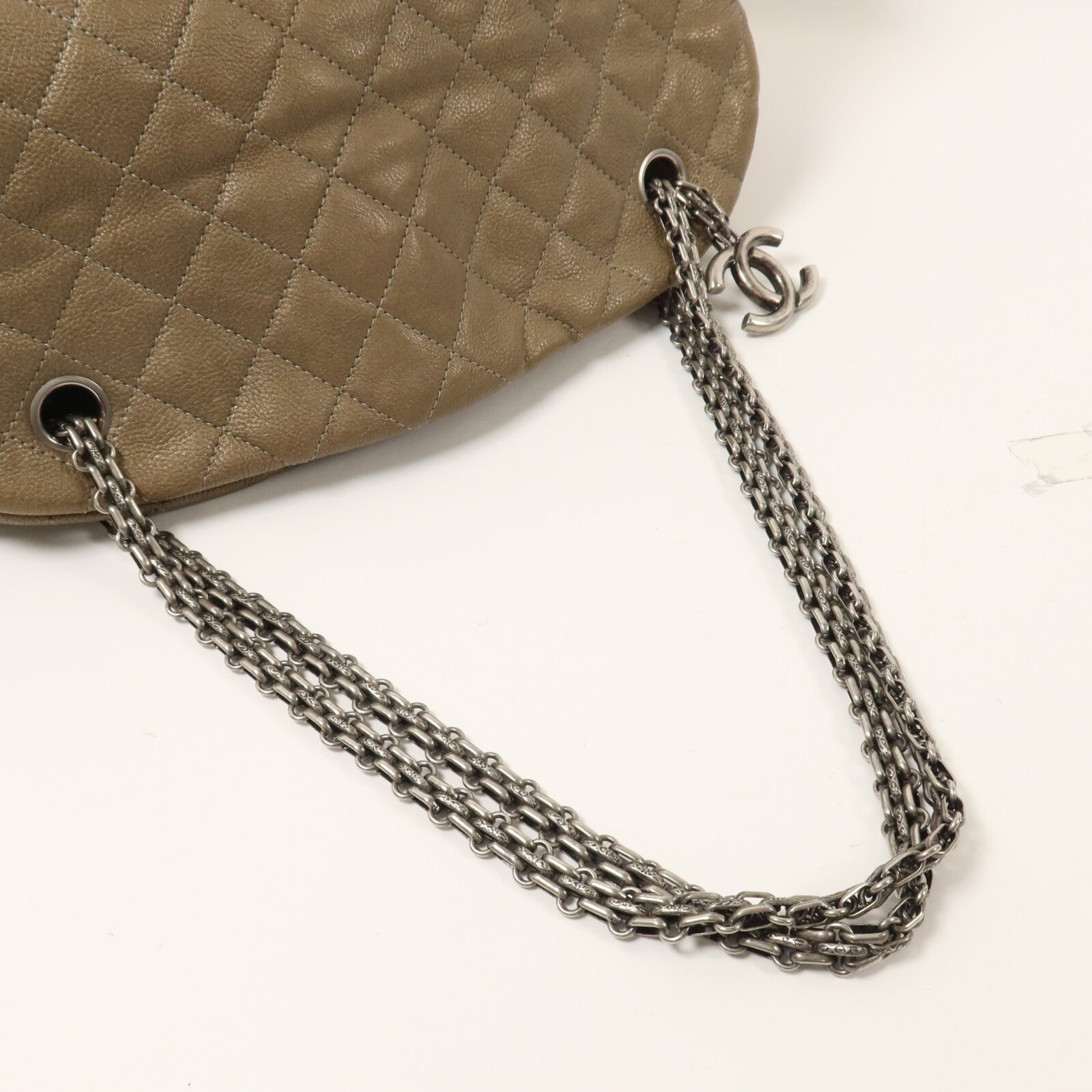 CHANEL 牛皮皮革Chain Shoulder鏈帶肩背袋