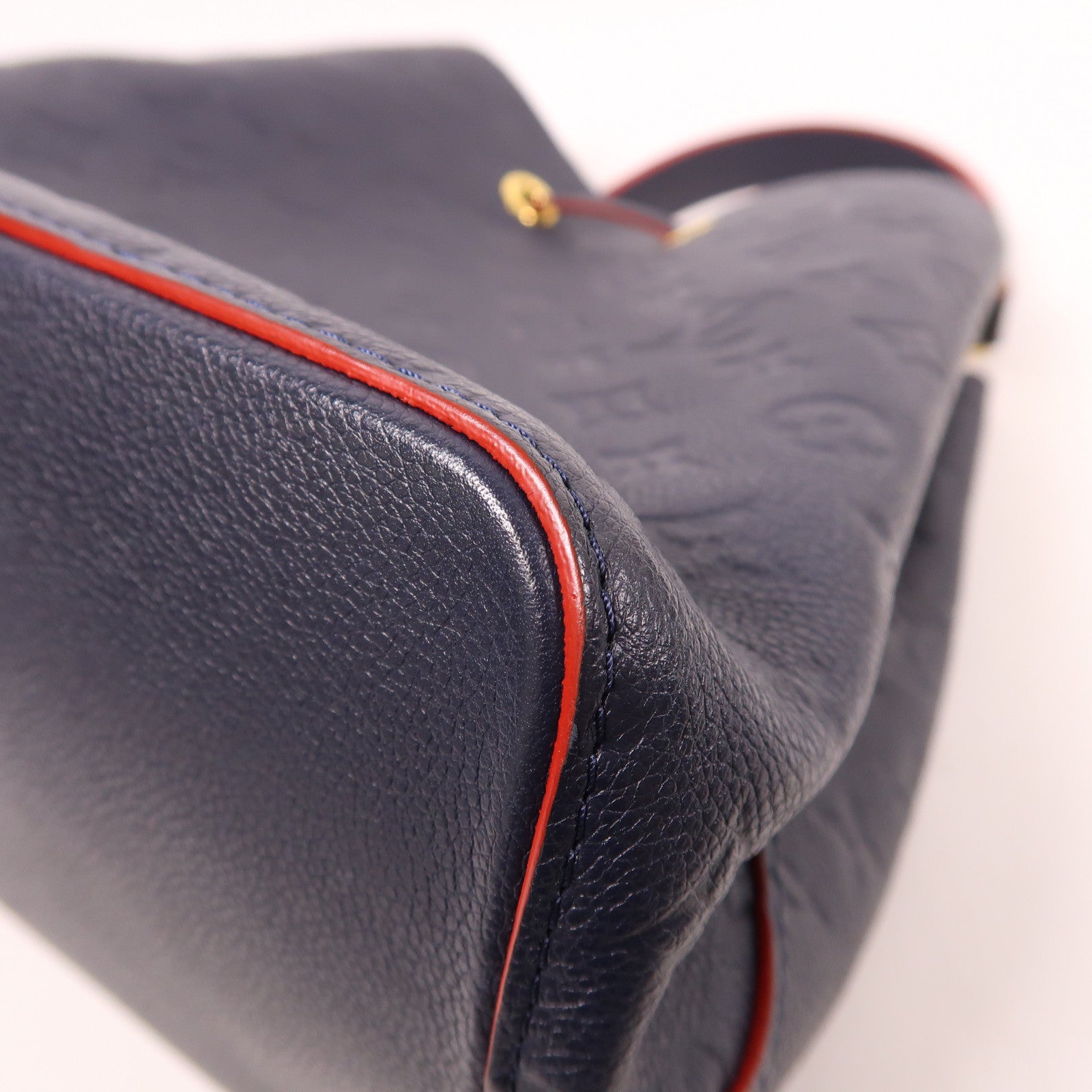 LOUIS VUITTON LV GHW Neo Noe MM 2 Way Bag M45306 Monogram Empreinte Navy/Red