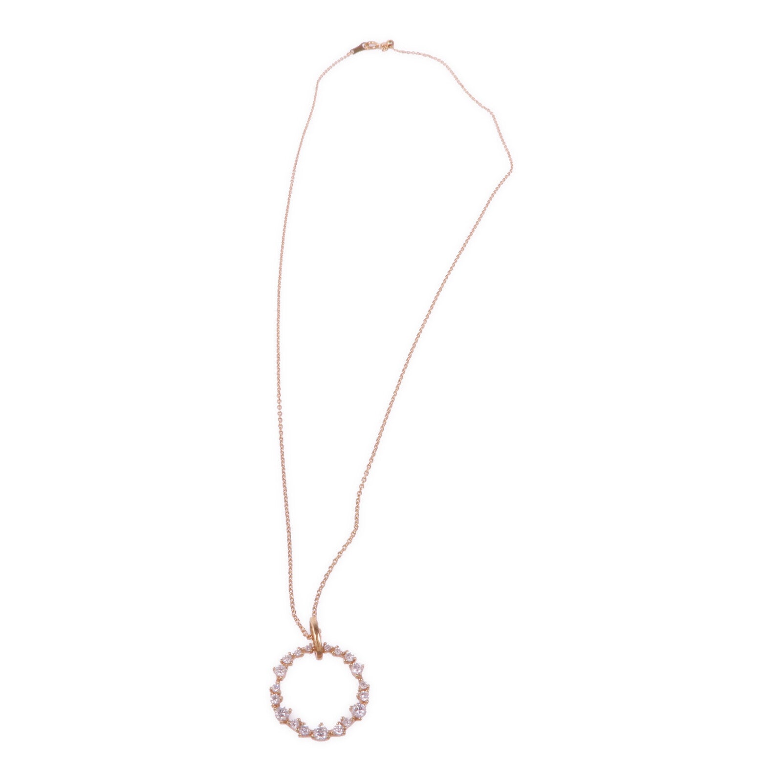 JEWELRY 18K玫瑰金Diamond Necklace鑽石項鍊