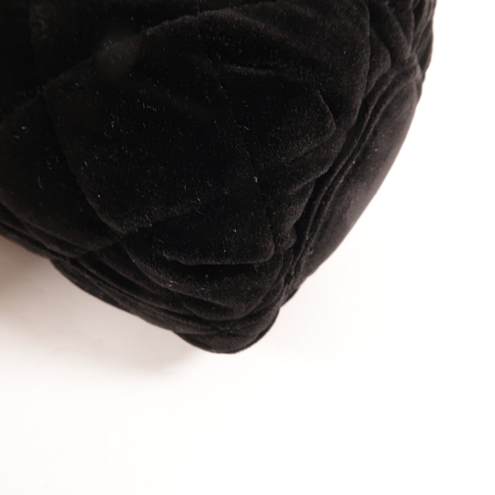 CHANEL 天鵝絨Velvet Quilted Mini Top Handle鏈帶手挽肩背兩用袋