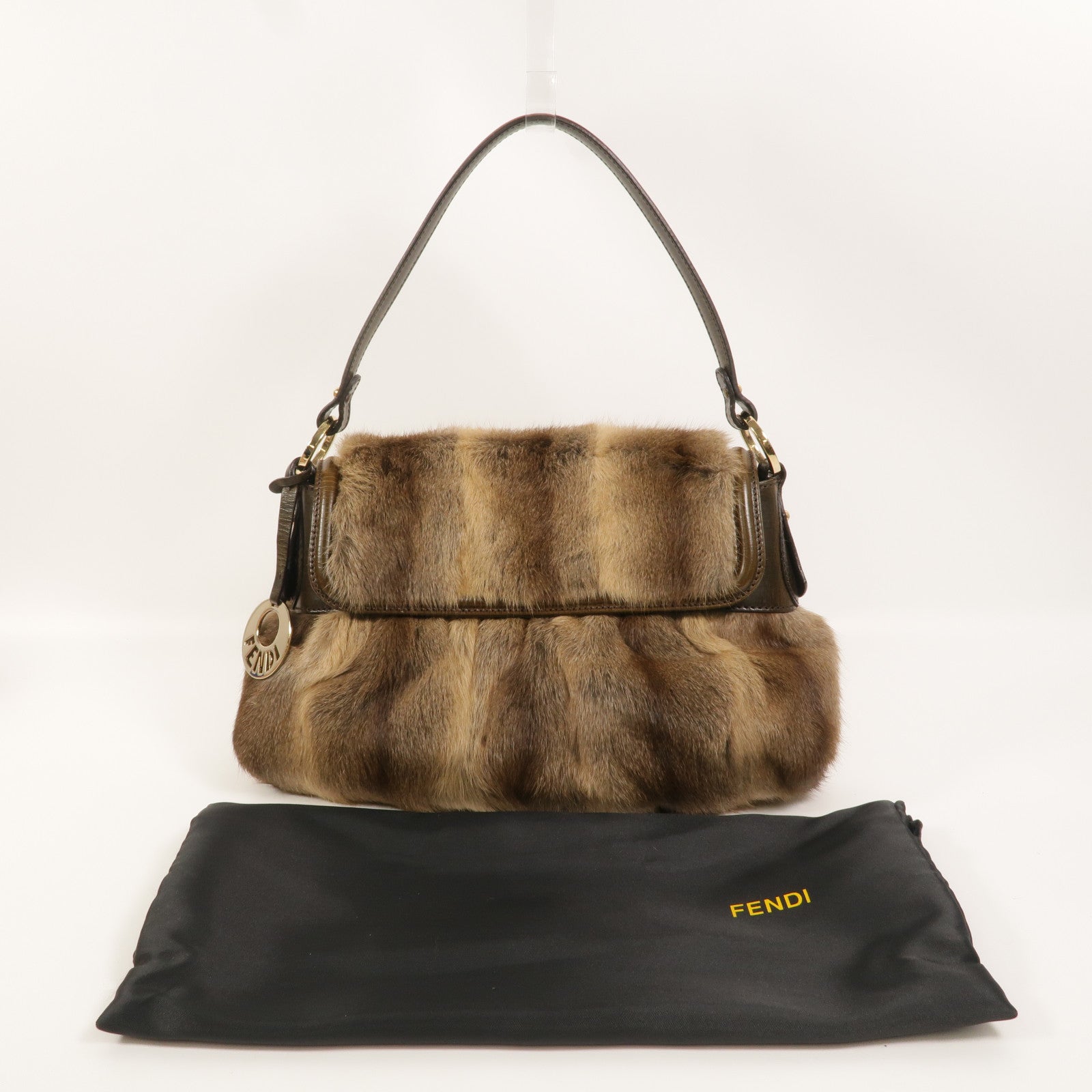 FENDI 水貂皮草Vintage Chef Fur Bag肩背袋