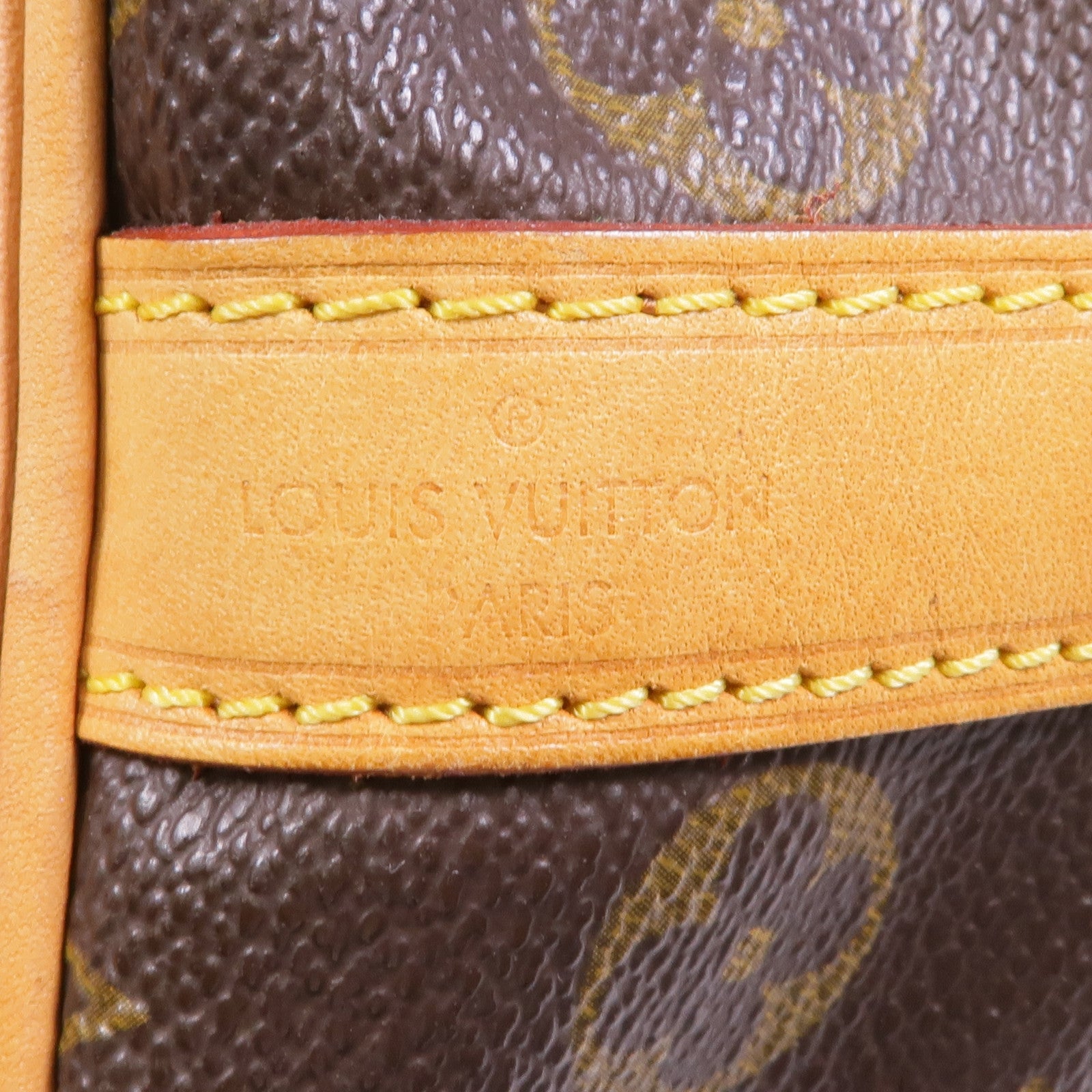 LOUIS VUITTON Monogram Petit Noe金扣肩背袋棕色