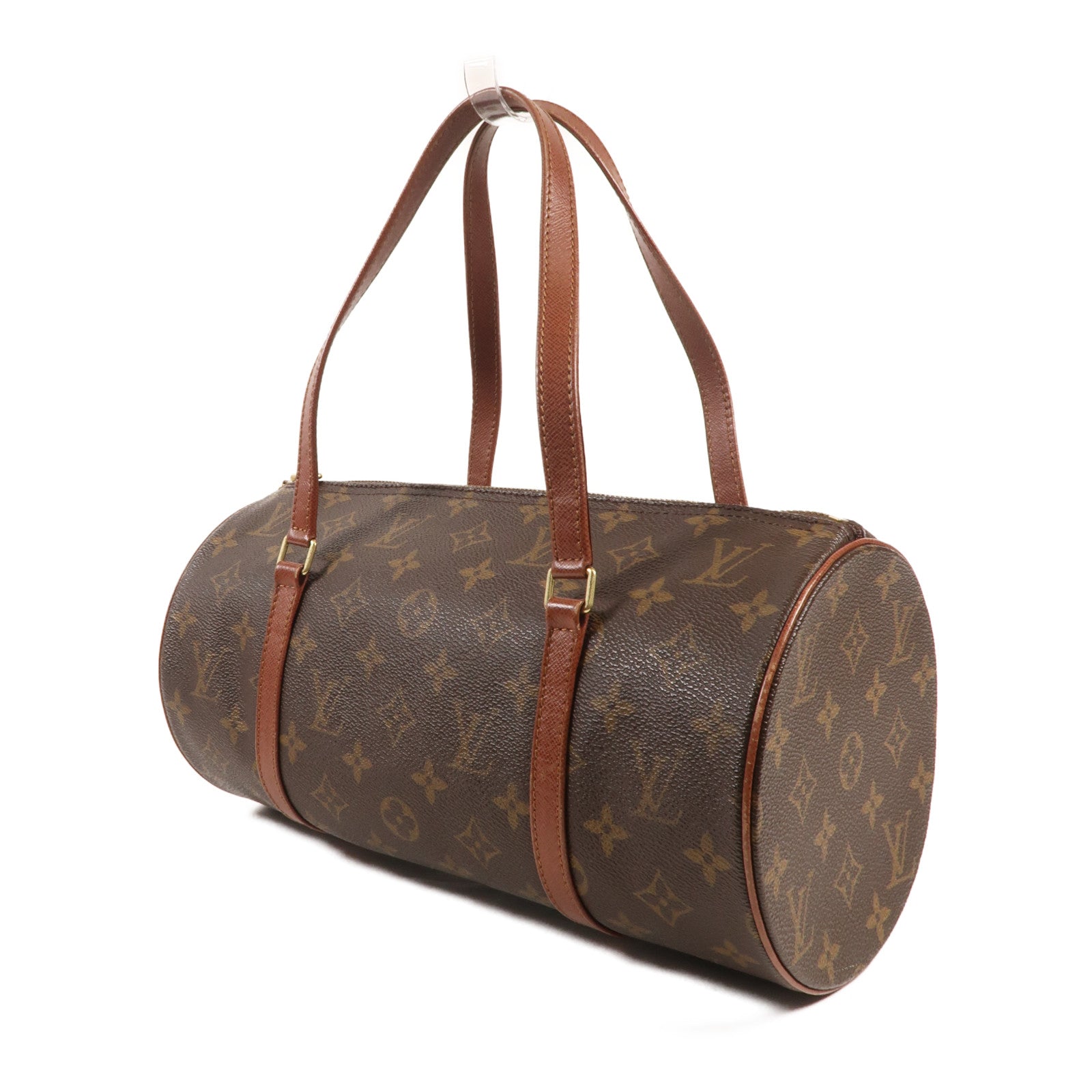 LOUIS VUITTON Monogram Papillon 30金扣手挽袋