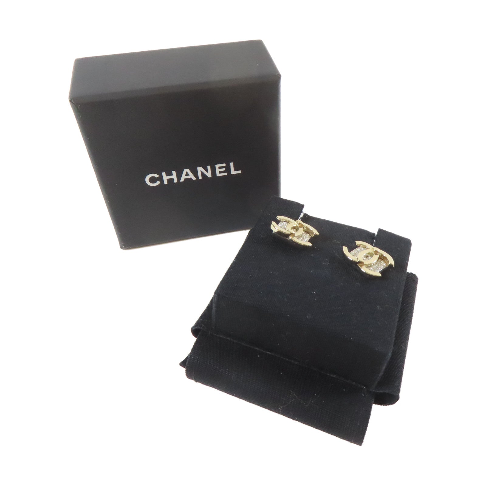 CHANEL 金屬Earrings耳環金色