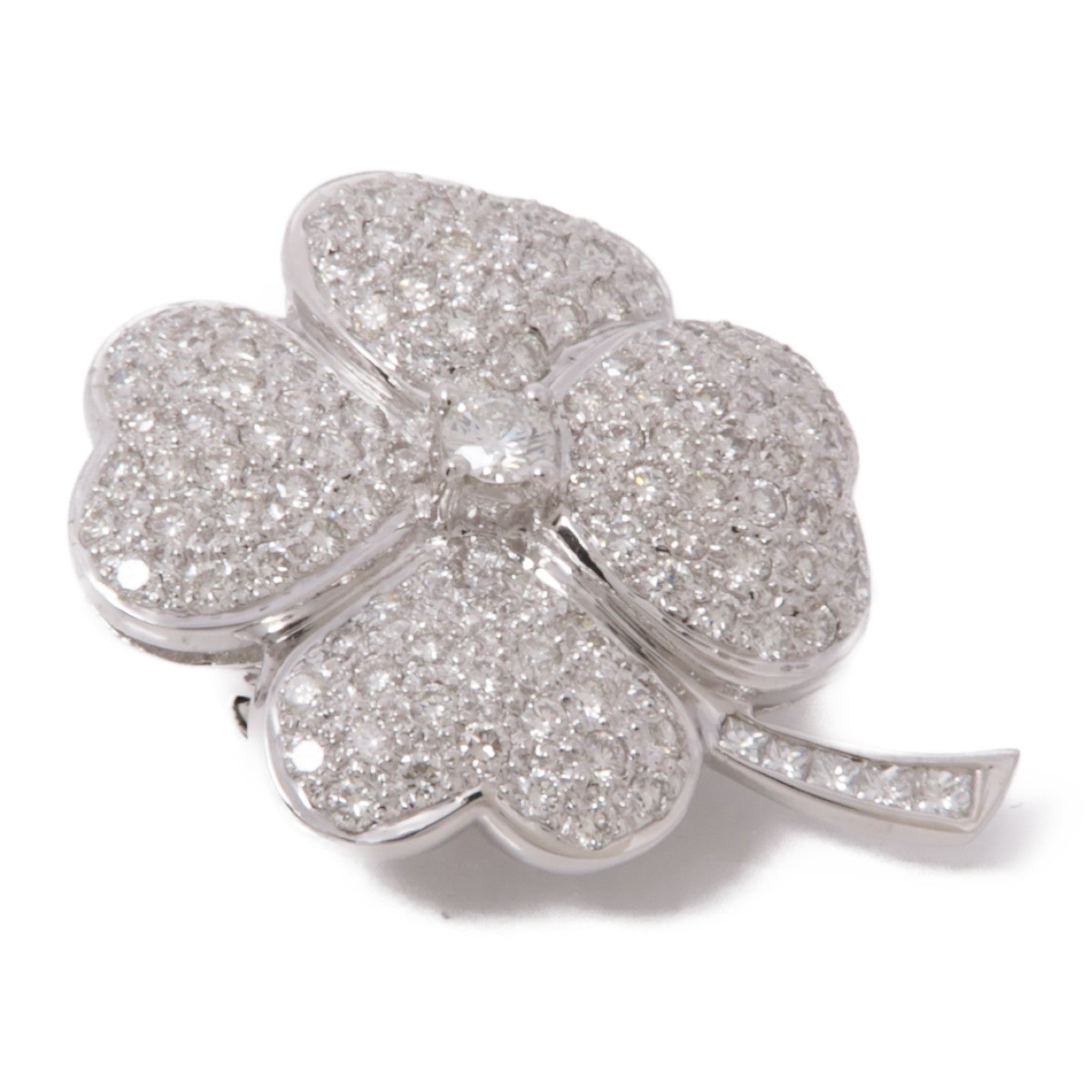 JEWELRY 【激減優惠】18K白金Diamond Brooch/Pendant Top鑽石胸針/吊墜
