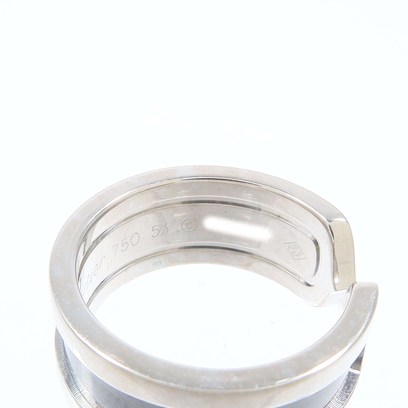 CARTIER 18K白金C2 Ring戒指