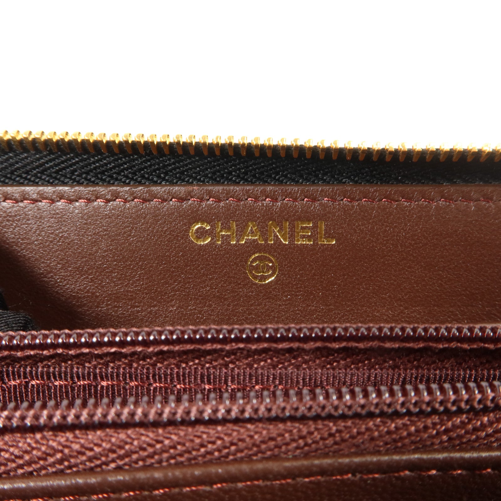 CHANEL 羊皮皮革Zipper Long Wallet長錢包