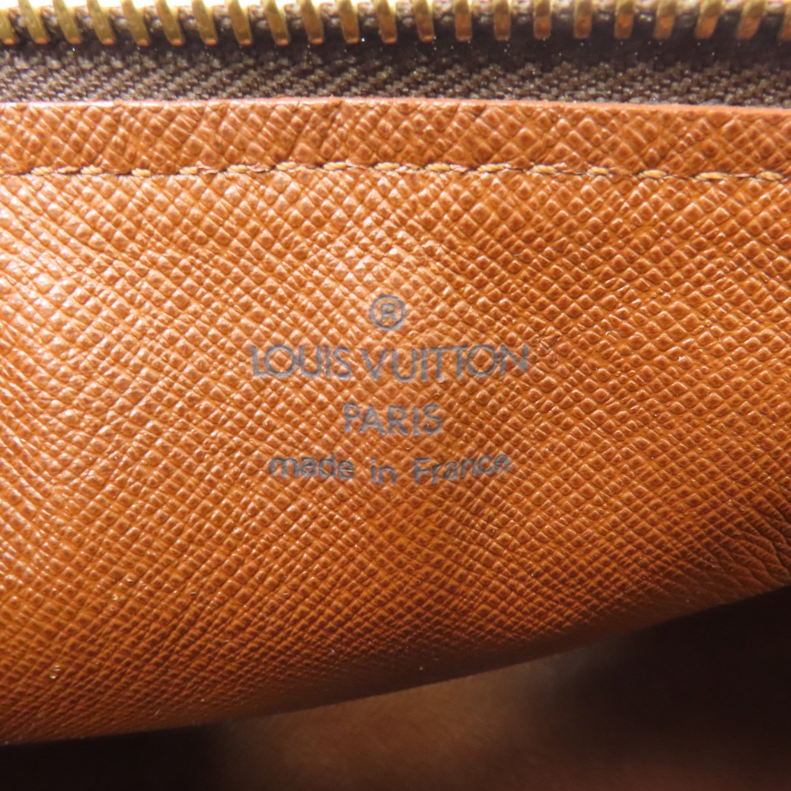 LOUIS VUITTON Monogram Papillon PM金扣手挽袋啡色