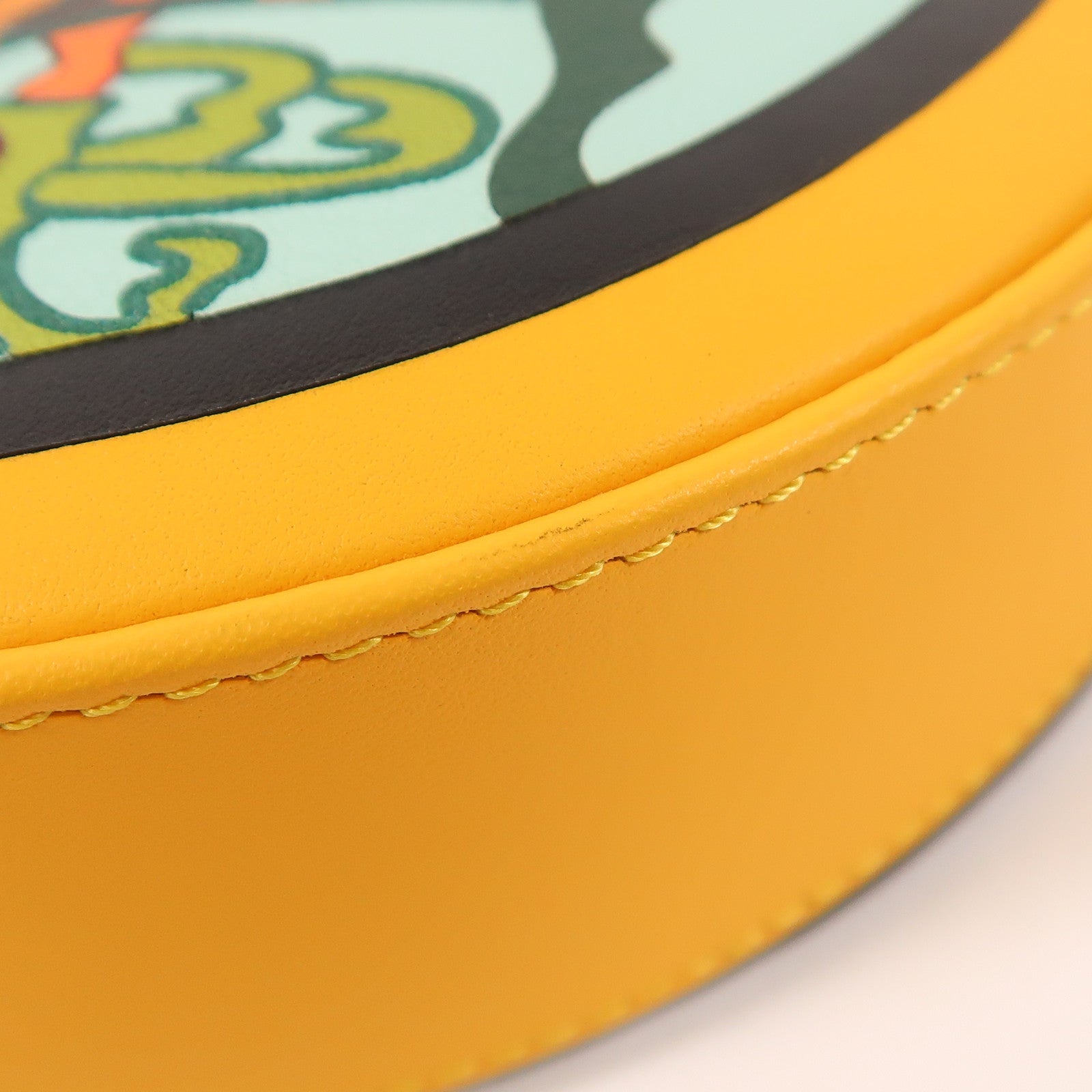 LOEWE 牛皮皮革Loewe x Ken Price Heel La Palme銀扣肩背袋