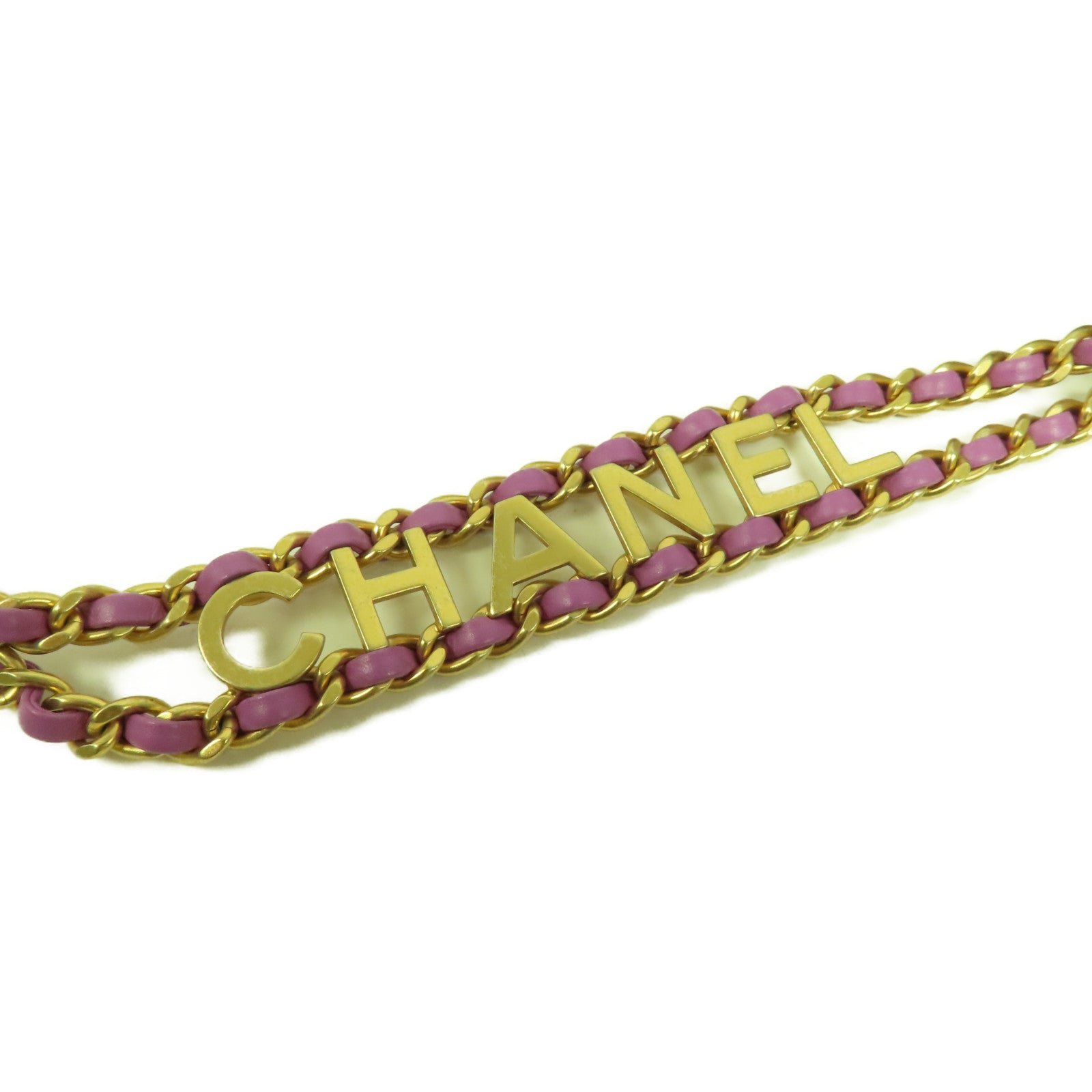 CHANEL 羊皮皮革Hobo金扣鏈帶肩背袋