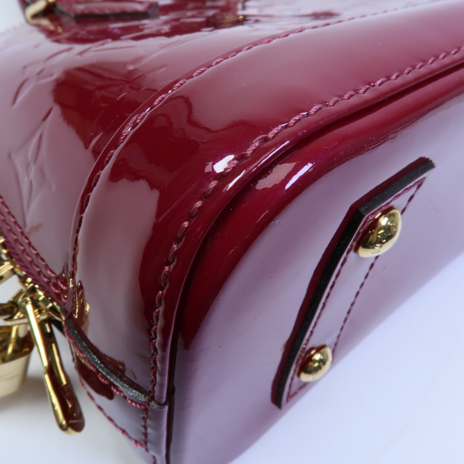 LOUIS VUITTON 漆皮皮革Alma手挽肩背兩用袋