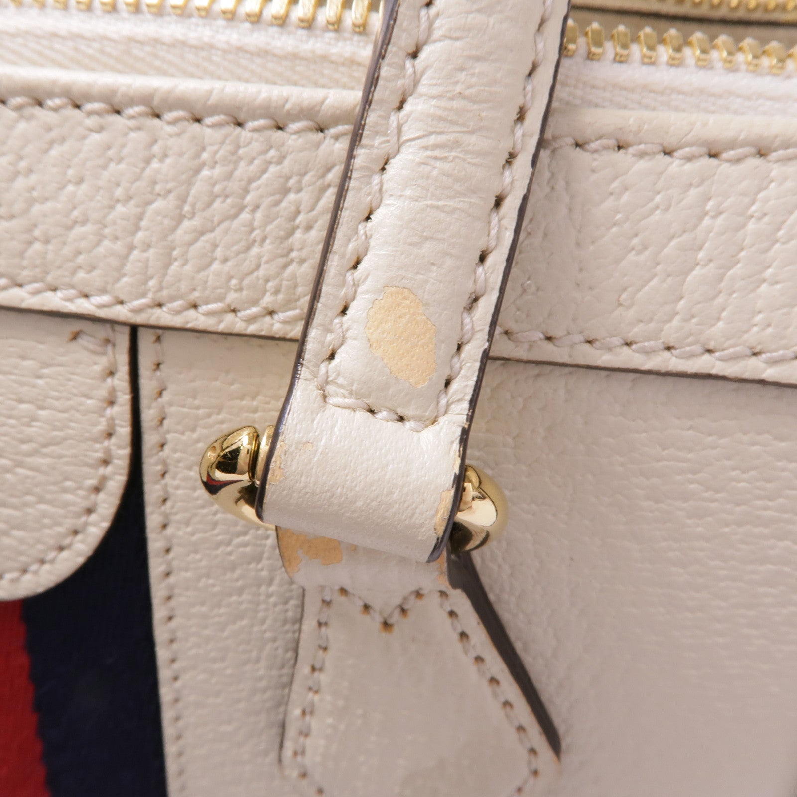 GUCCI 牛皮皮革2 Way Shoulder金扣手挽肩背兩用袋