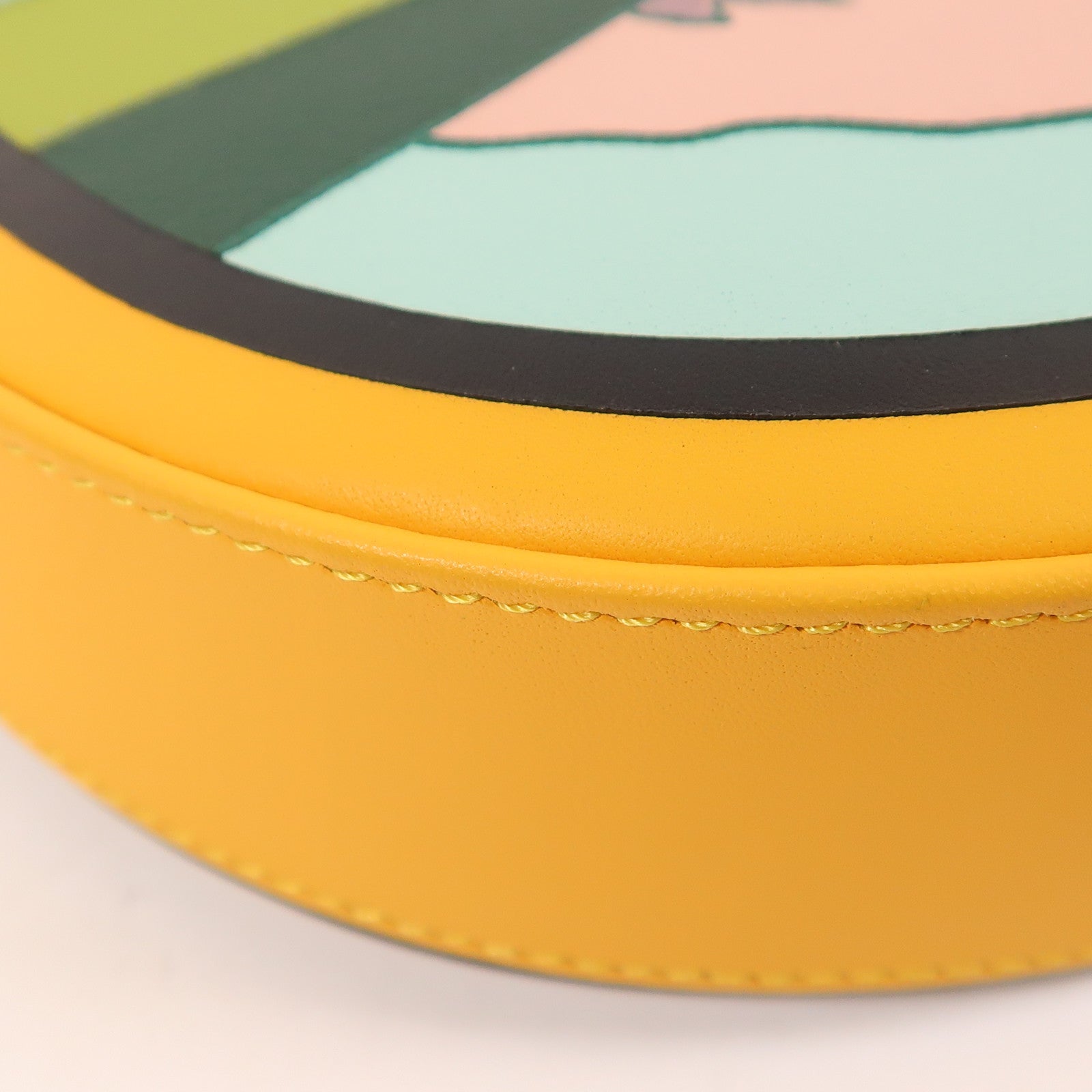 LOEWE 牛皮皮革Loewe x Ken Price Heel La Palme銀扣肩背袋