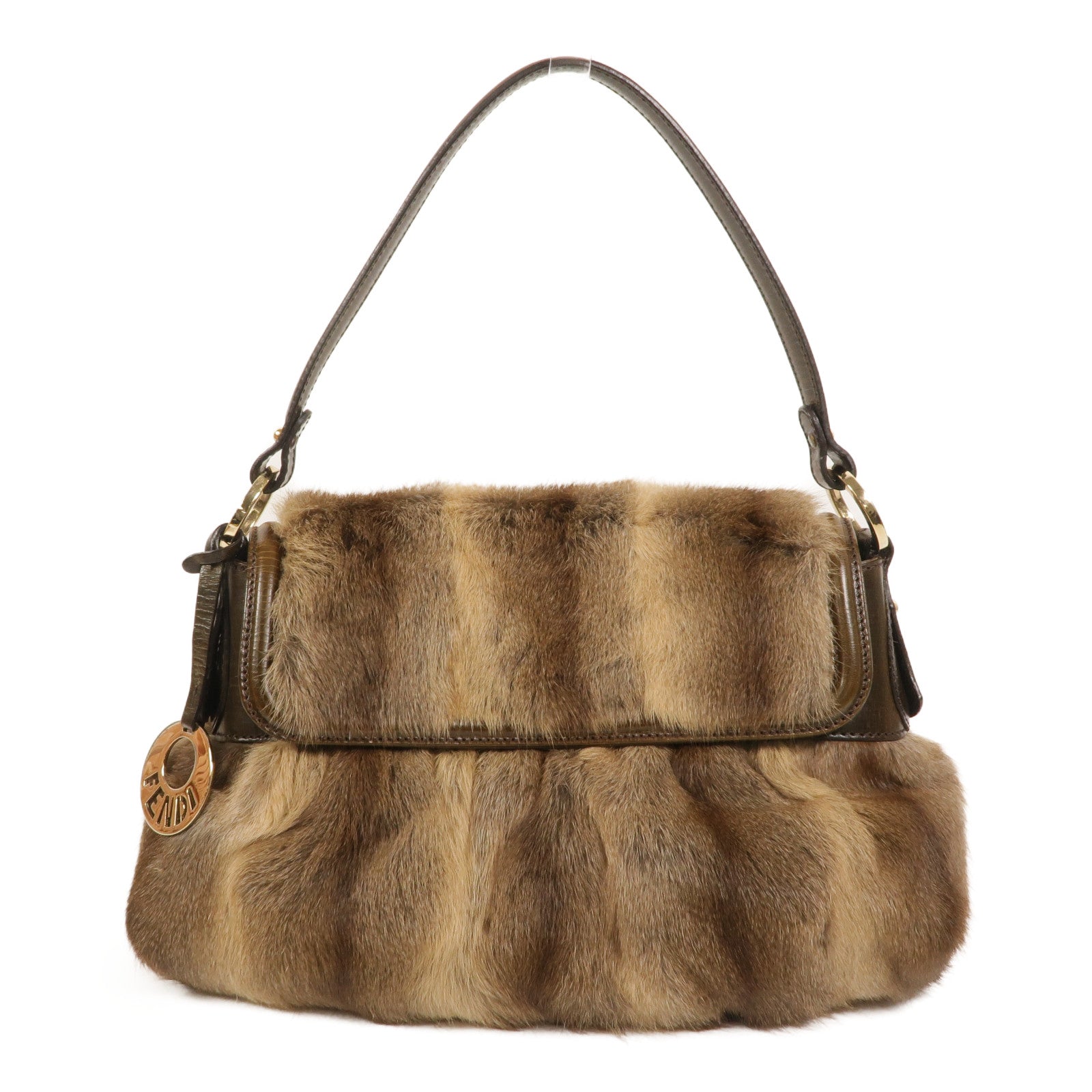 FENDI 水貂皮草Vintage Chef Fur Bag肩背袋