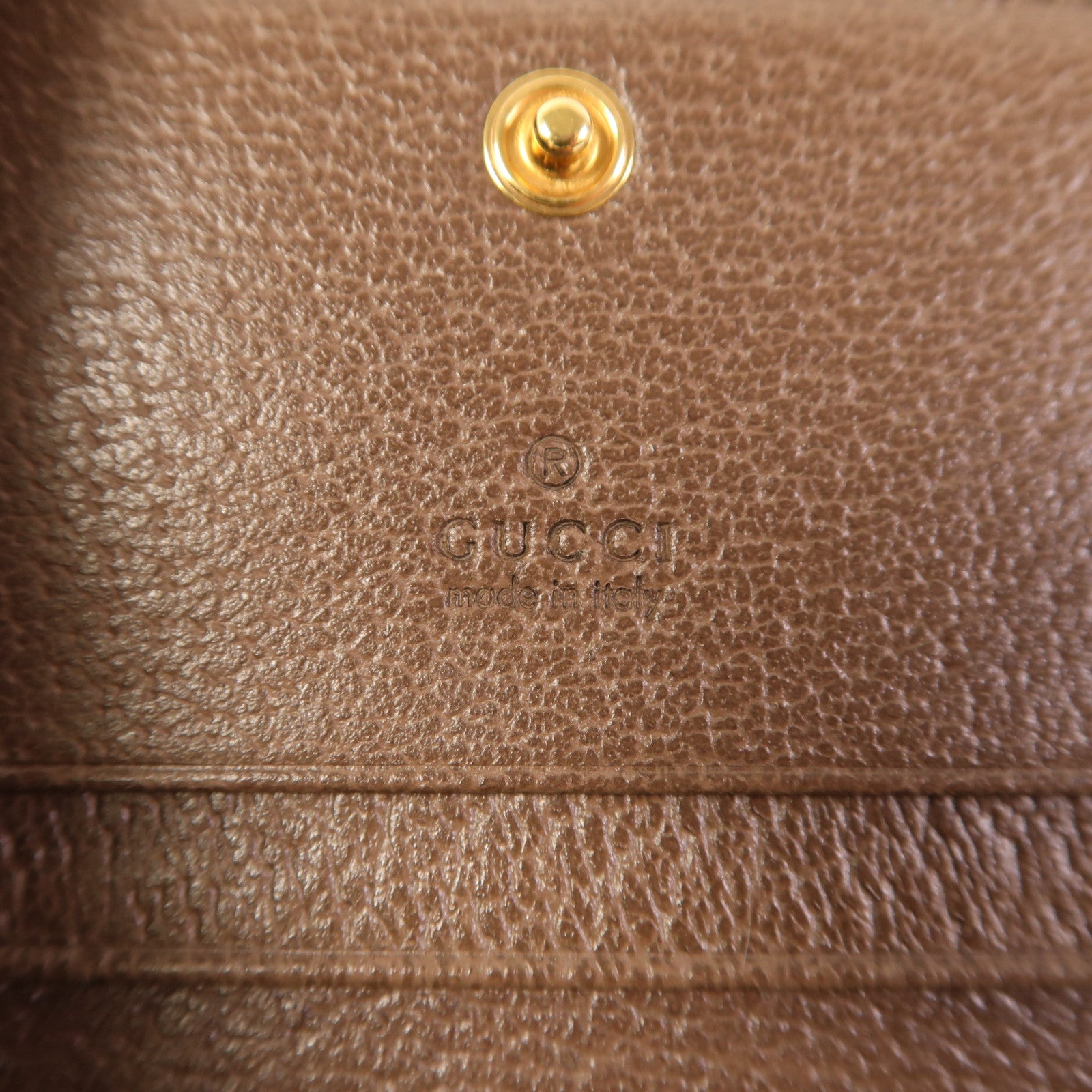GUCCI 塗層帆布GG Ophidia Bifold Wallet金扣錢包