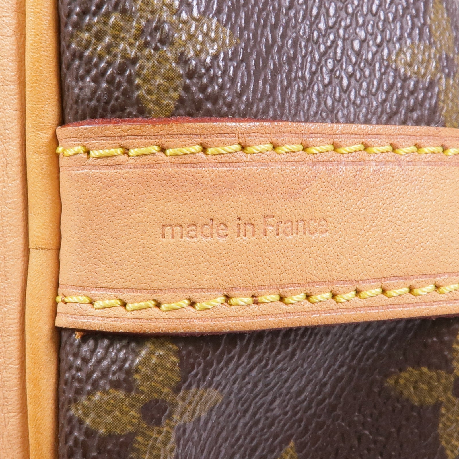 LOUIS VUITTON Monogram Petit Noe金扣肩背袋棕色