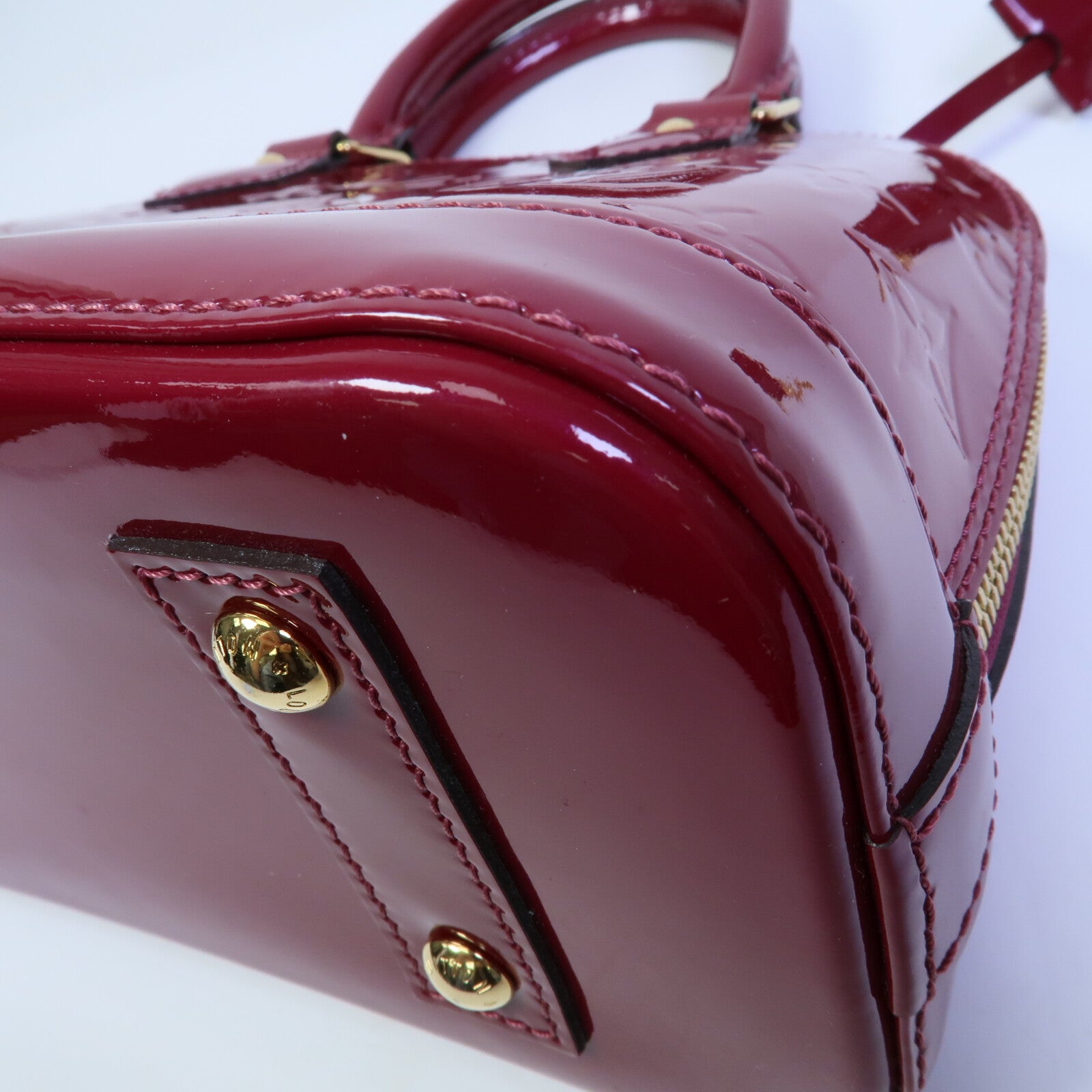 LOUIS VUITTON 漆皮皮革Alma手挽肩背兩用袋
