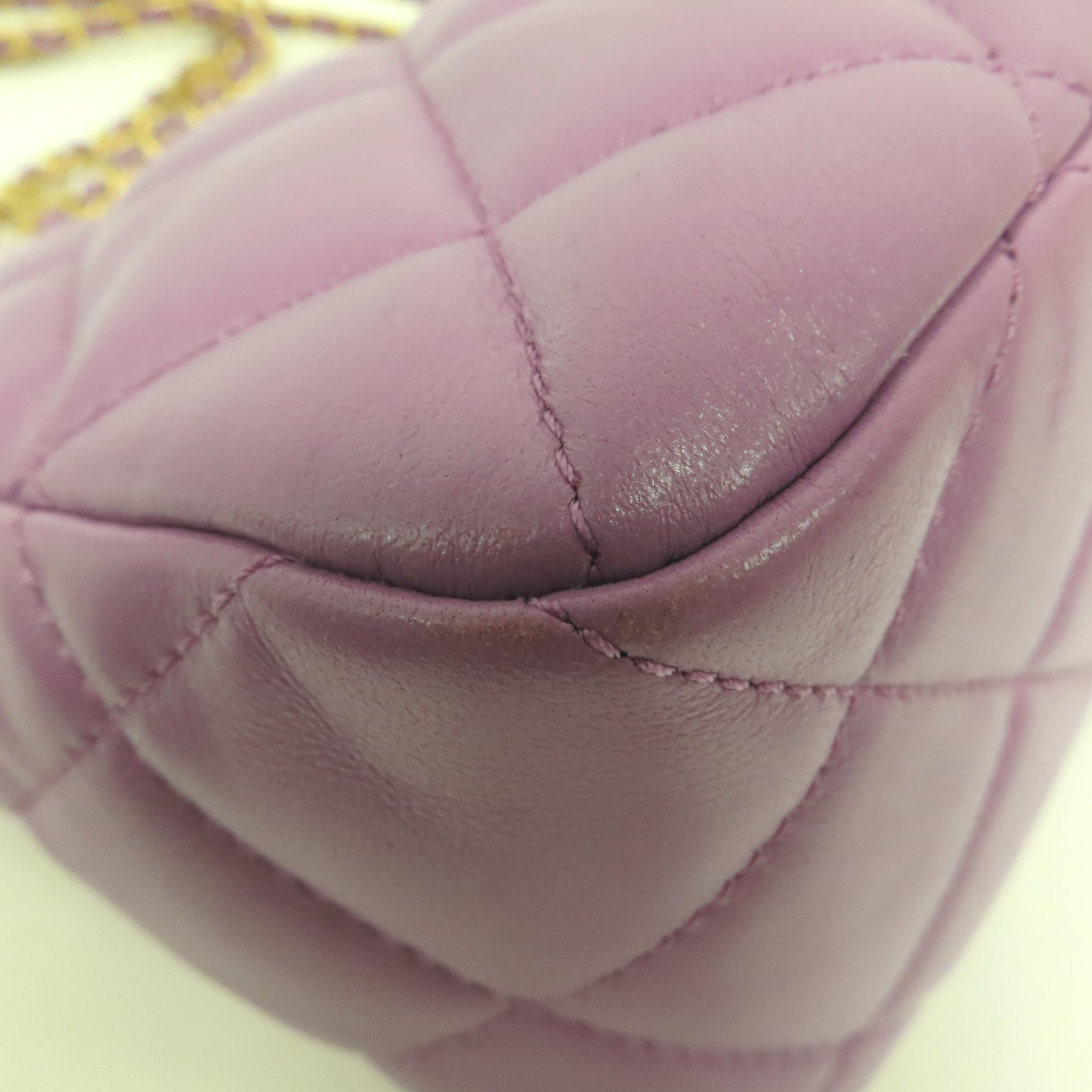 CHANEL 羊皮皮革Hobo金扣鏈帶肩背袋