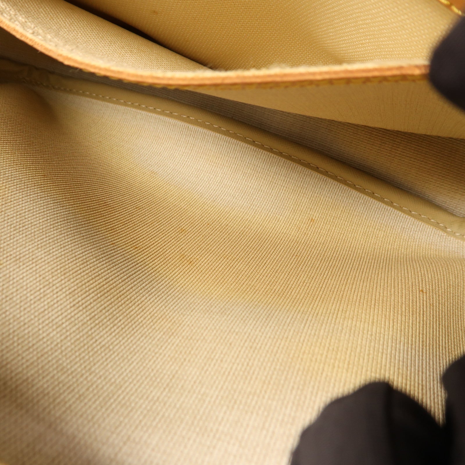 LOUIS VUITTON Monogram Reporter PM金扣肩背袋棕色