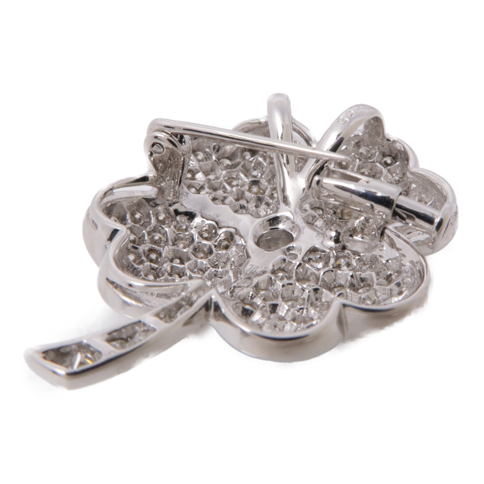 JEWELRY 【激減優惠】18K白金Diamond Brooch/Pendant Top鑽石胸針/吊墜