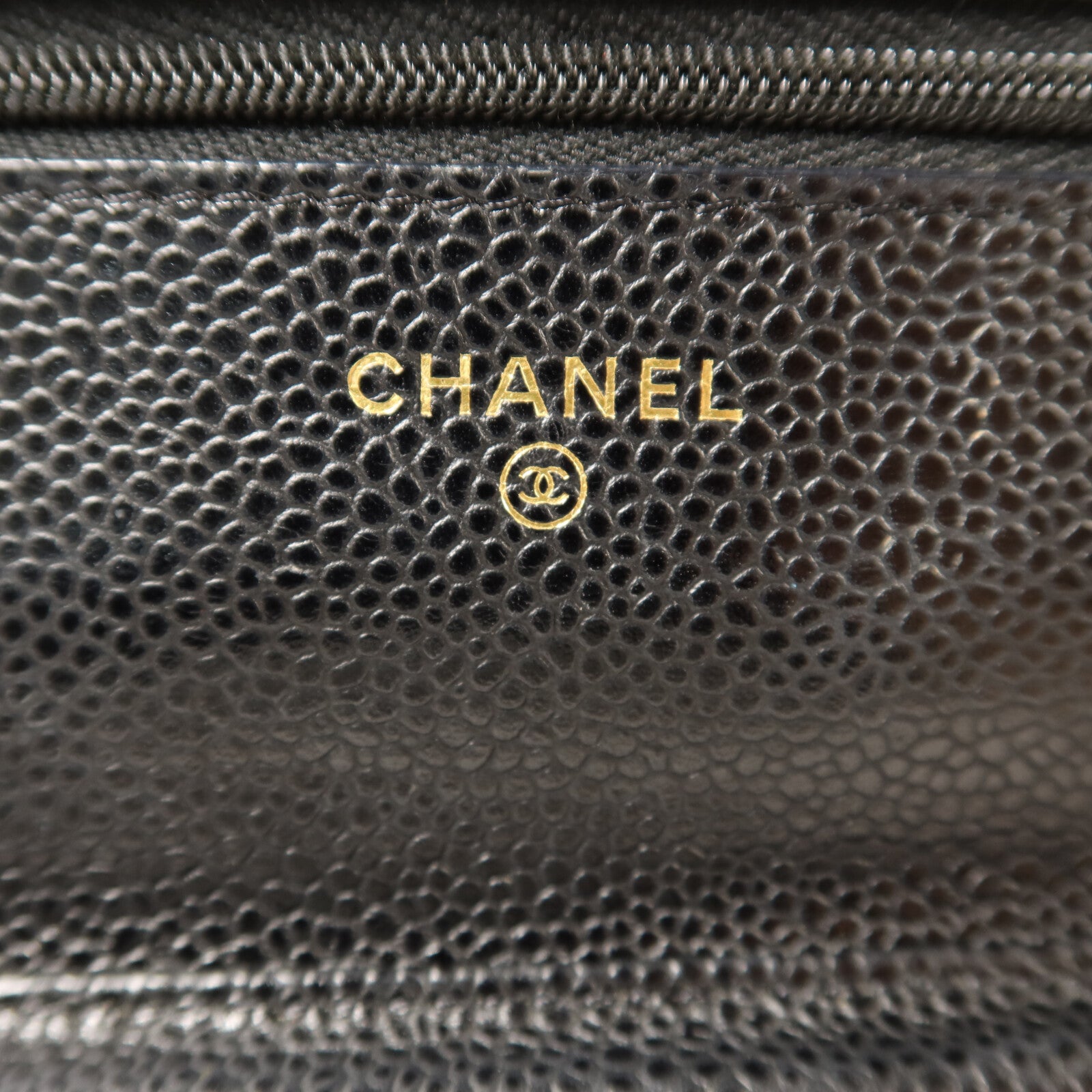CHANEL 牛皮皮革WOC Wallet On Chain金扣鏈帶肩背袋